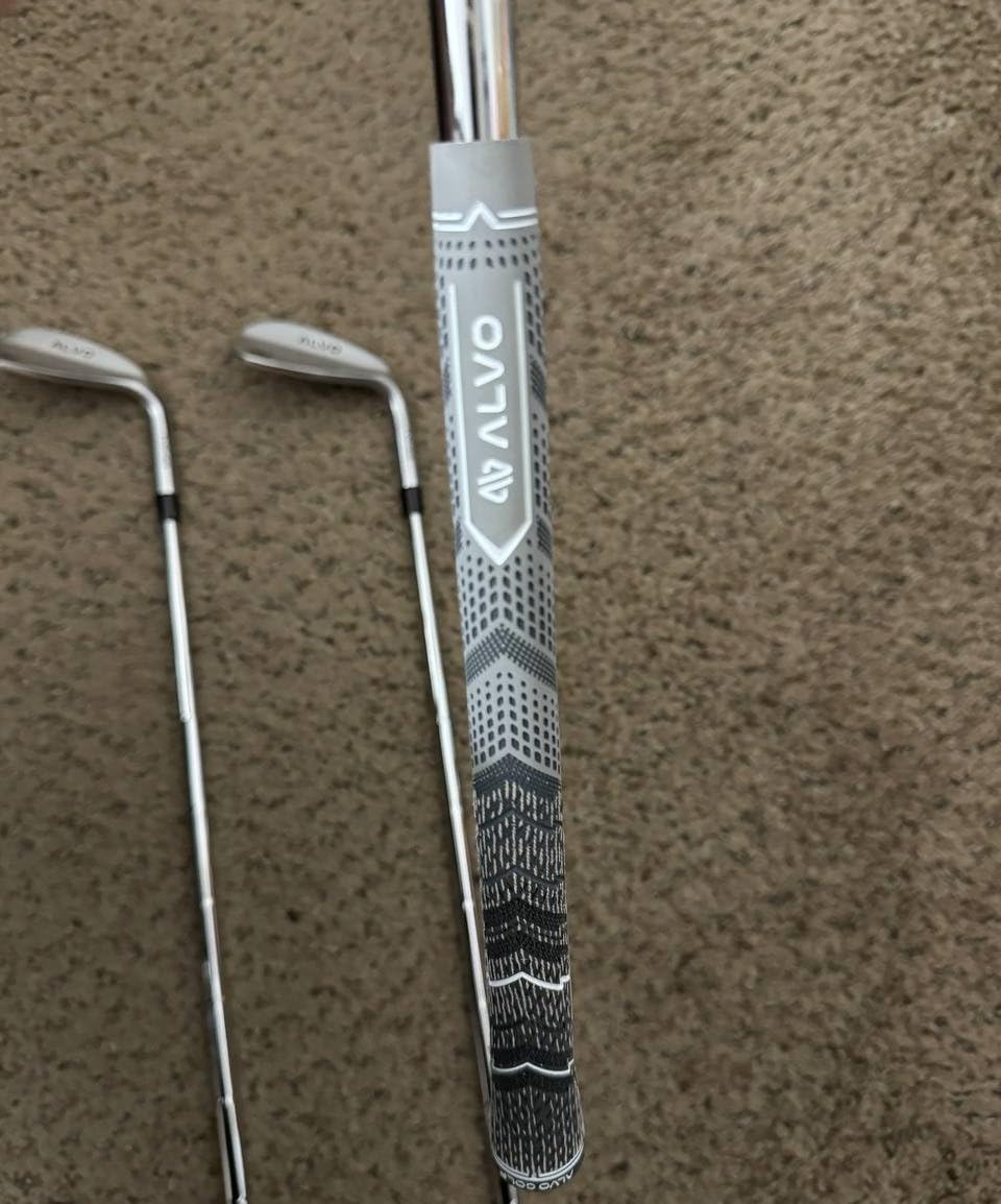 ALVO GOLF - Premium Full Face Golf Wedges, Golf Wedge Set and Singles, 3 Wedges 52/56/60/70 Degree,Lob,Gap,Sand Golf Club for Men, Premium Grip, Right Hand, max Spin customer photo 1