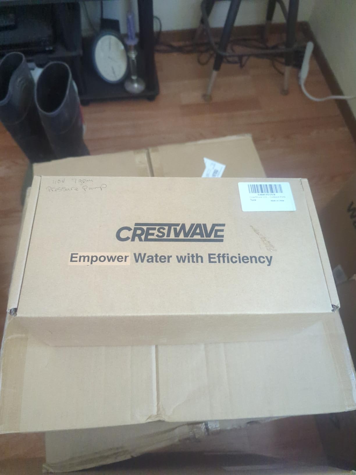 CrestWave Fresh Water Pump 7GPM 70PSI, 110V AC, Upgraded Five Chamber Self-Priming Diaphragm Water Pump with Pressure Switch and Strainer for RV, Home Water System, Irrigating & Industrial Settings customer photo 2