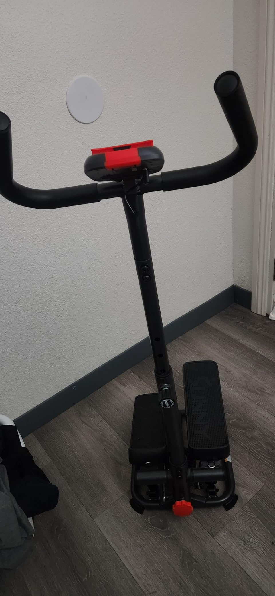 Sunny Health & Fitness Smart Stair Stepper with Handlebar and Resistance Bands, 330 lb Capacity, Adjustable Handlebar and Step Height, Stair Climber, Device Holder, Hydraulic Resistance, SunnyFit App customer photo 2