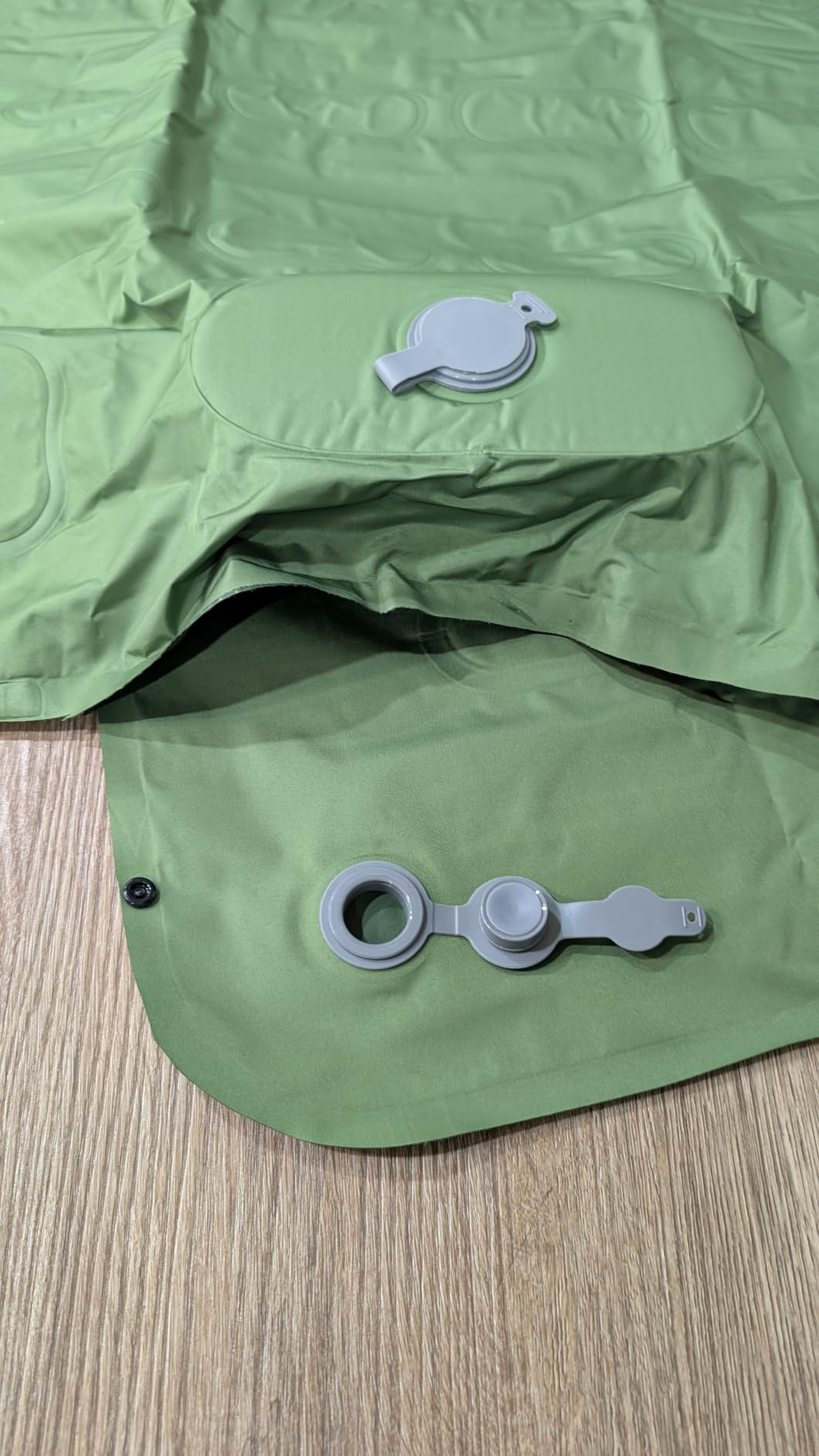 FNARMW Camping Sleeping Pad, Extra Thick 5 Inch Camping Mat with Pillow, Built-in Foot Pump, Inflatable customer photo 1