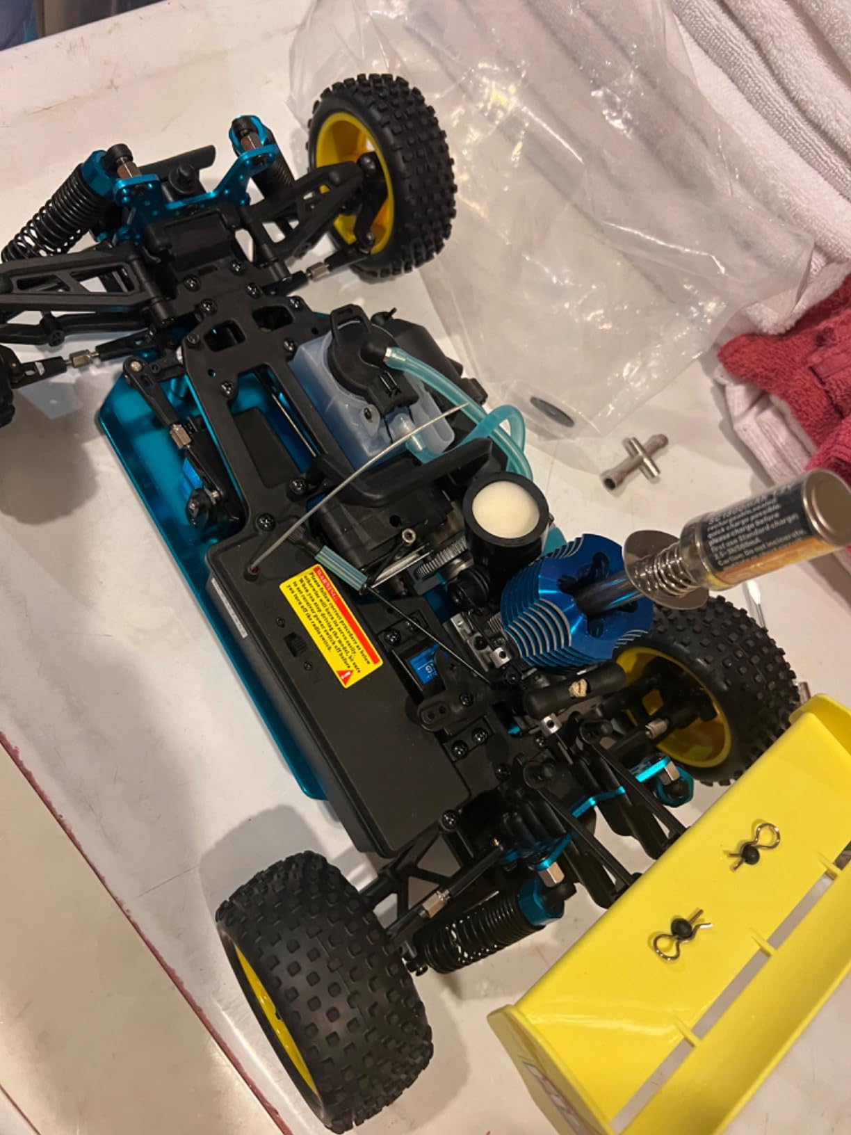 1/10 Nitro RC Car for Adult 75CC Oil-Powered Two Speed RC Crawler Truck, 4WD Off Road Buggy Nitro Gas Power Remote Control Car Hobby Toys, 90KM/H Fast Petrol Engine Racing Car RC Vehicle customer photo 1