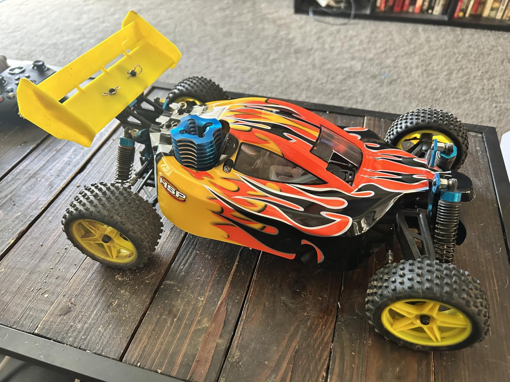1/10 Nitro RC Car for Adult 75CC Oil-Powered Two Speed RC Crawler Truck, 4WD Off Road Buggy Nitro Gas Power Remote Control Car Hobby Toys, 90KM/H Fast Petrol Engine Racing Car RC Vehicle customer photo 2
