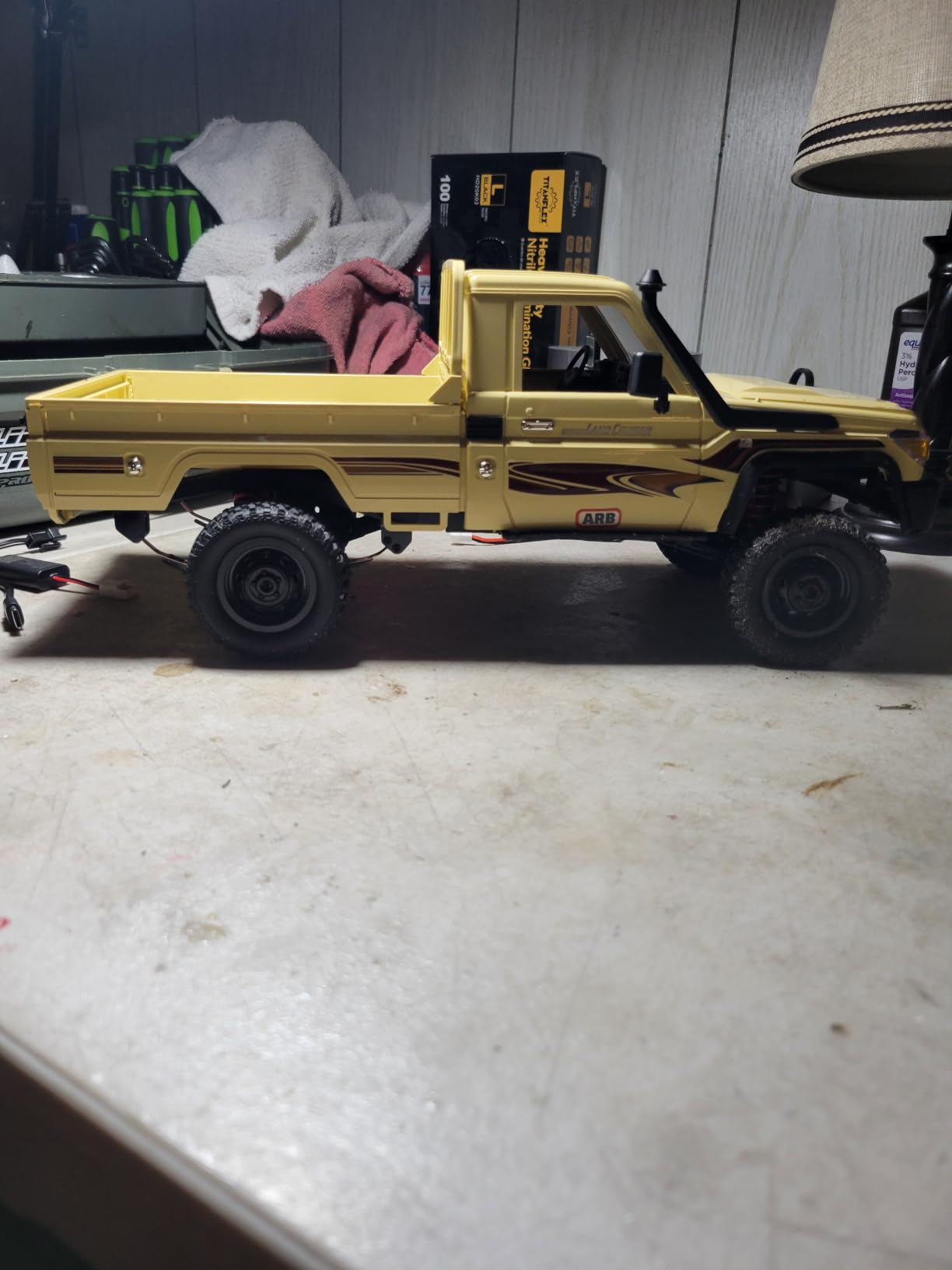 MN82 RC Rock Crawler, 2.4Ghz Toyota Remote Control Truck, 4WD 2 Speeds Switch RC Crawler Off-Road Pick-up with 2 Upgraded 1200mah Battery, 1/12 Scale Trucks (with Gift) customer photo 1