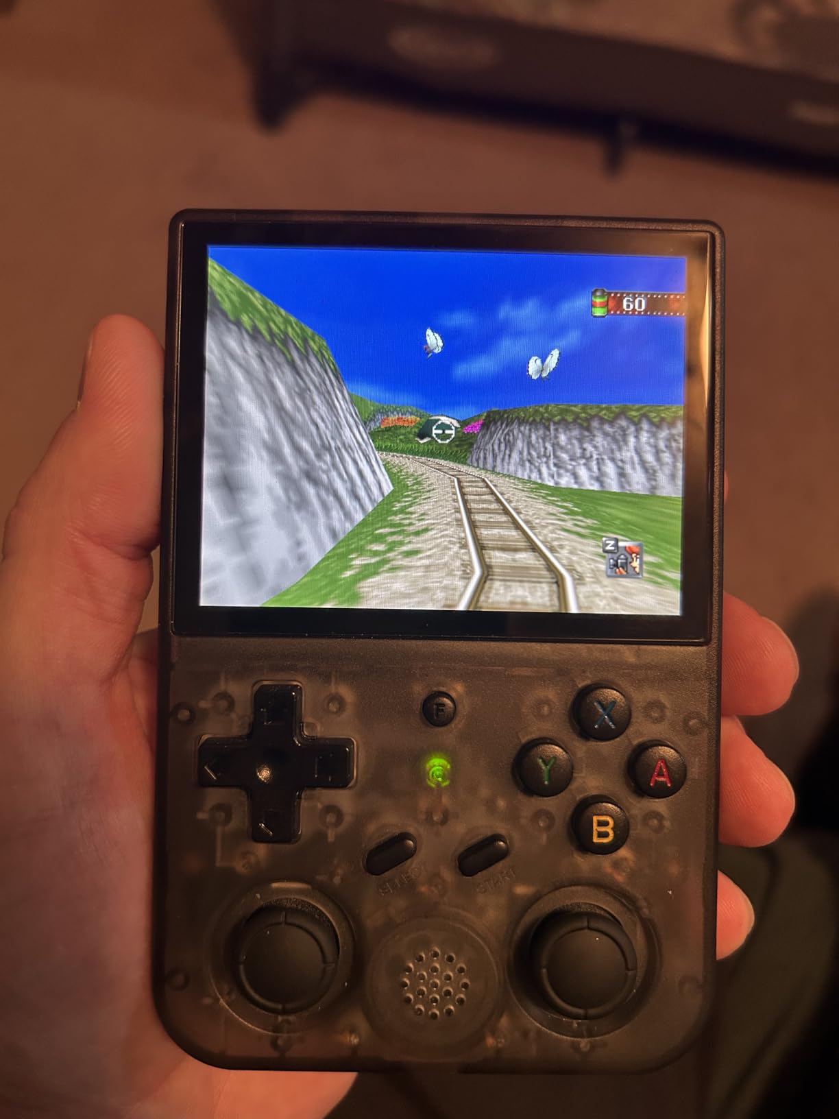 Anbernic RG353V Retro Handheld Game Console, Dual OS Android 11 and Linux System Support 5G WiFi 4.2 Bluetooth Moonlight Streaming TV Output 64G SD Card 4452 Games(Black) customer photo 2