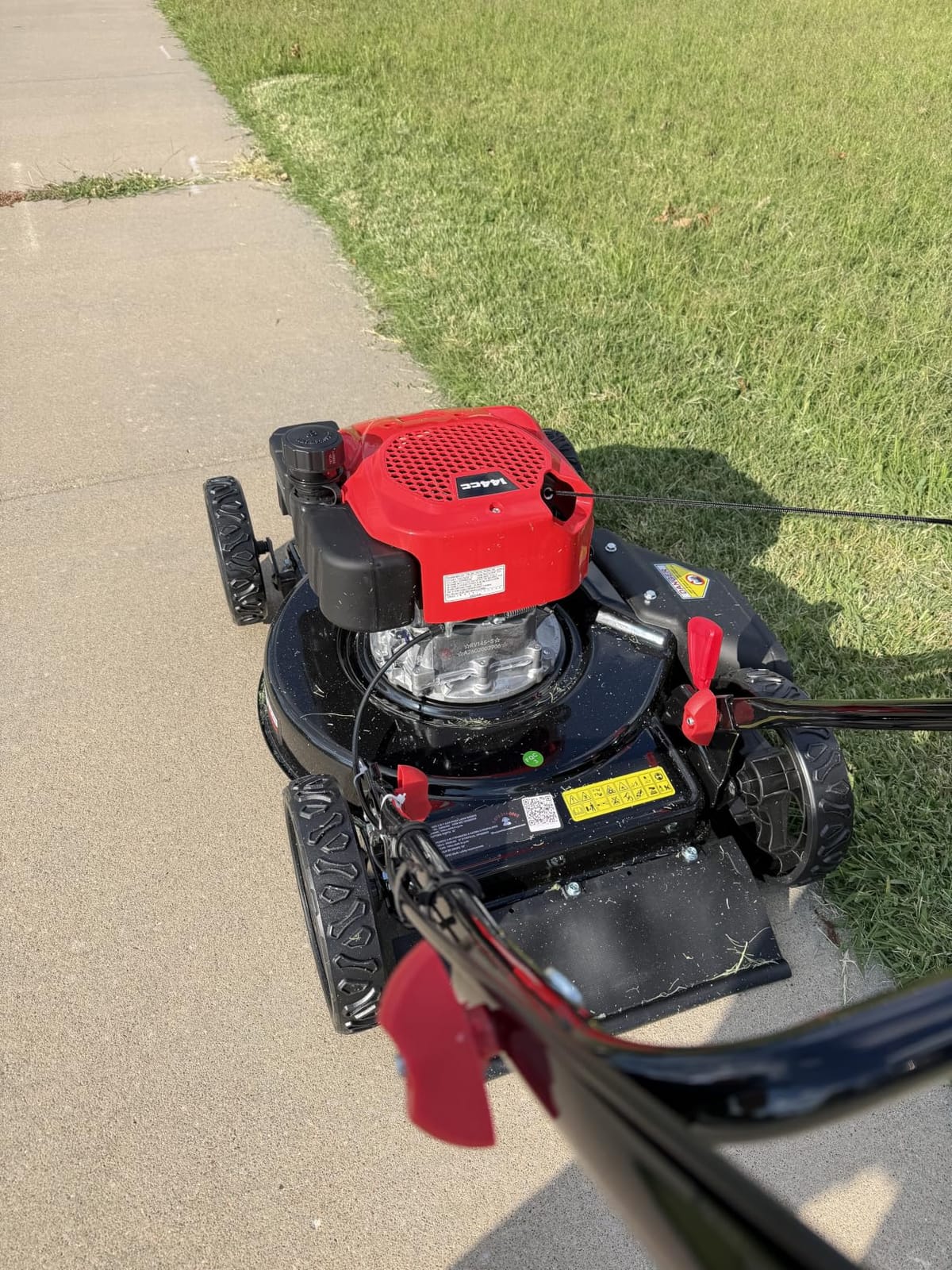 PowerSmart EasyCut 18-Inch Gas Lawn Mower, 144cc 4-Cycle Engine, Walk-Behind Push Lawn Mower, Side Discharge, 5-Position Height Adjustment, Ideal for Small Yards customer photo 2