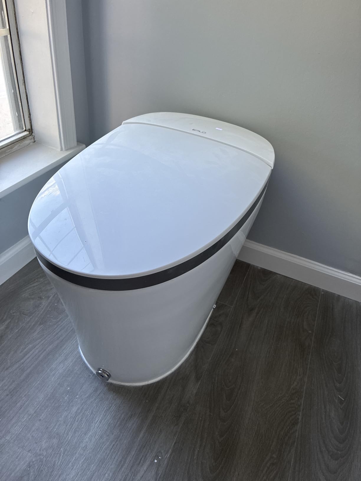 EPLO iX7 MT ADA Smart Toilet With Bidet Heated Seat Auto Flush Foam Shield | Kick Flush,NO AUTO Open Function, Night Light, Warm Wash, High-Speed Dryer,Japanese Elongated Toilet Comfort Height Design customer photo 2