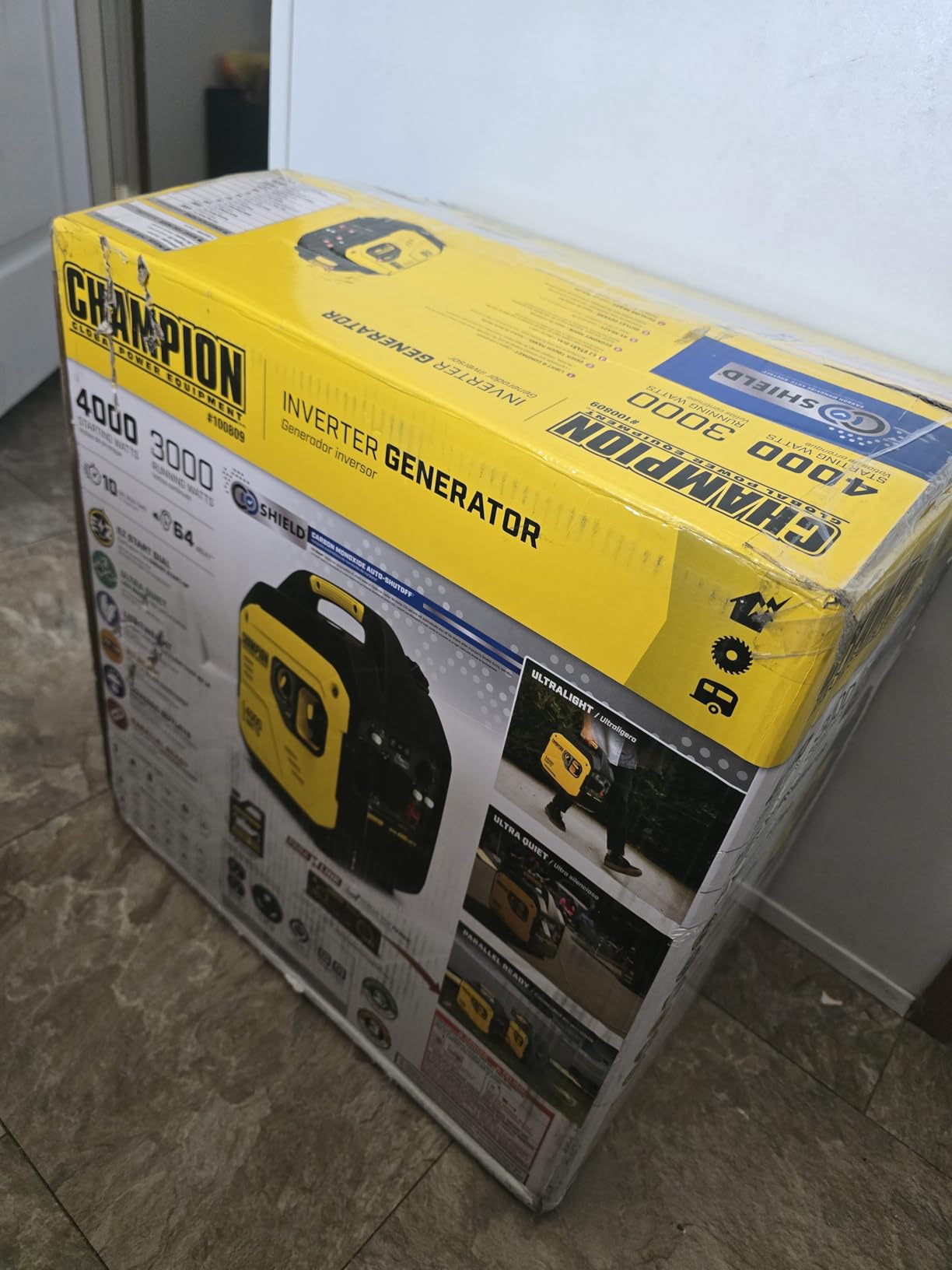 Champion 4000-Watt RV Ready Portable Inverter Generator | Gas Powered, Recoil Start, RV Ready, Parallel Ready, Quiet Technology, Free 3-Year Warranty customer photo 2