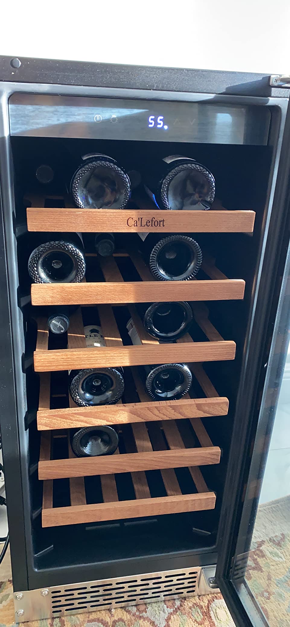Ca'Lefort 24 Inch Wine Fridge, 61-Bottle Wine Cooler Refrigerator customer photo 1
