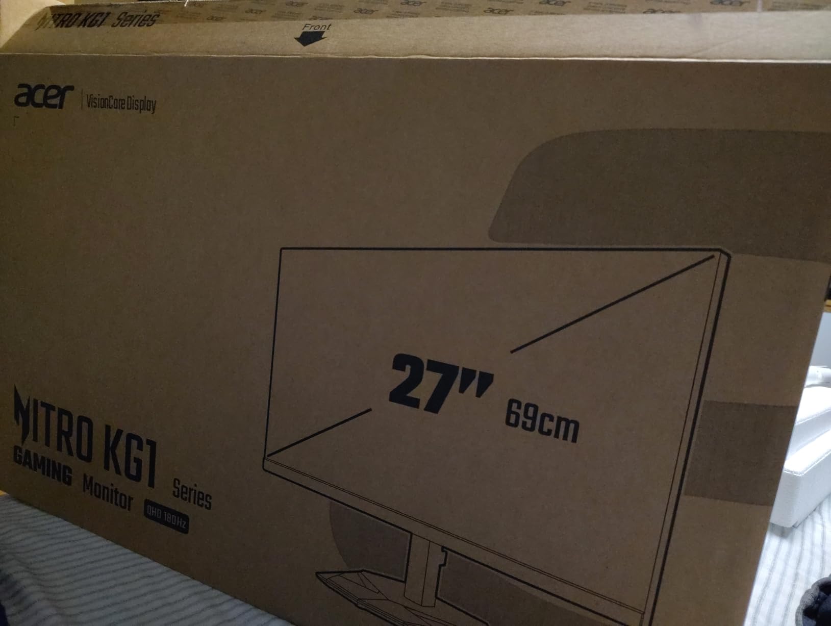 Acer Nitro 27in QHD 2560x1440 IPS 180Hz Gaming Monitor KG271U N3bmiipx customer photo 1