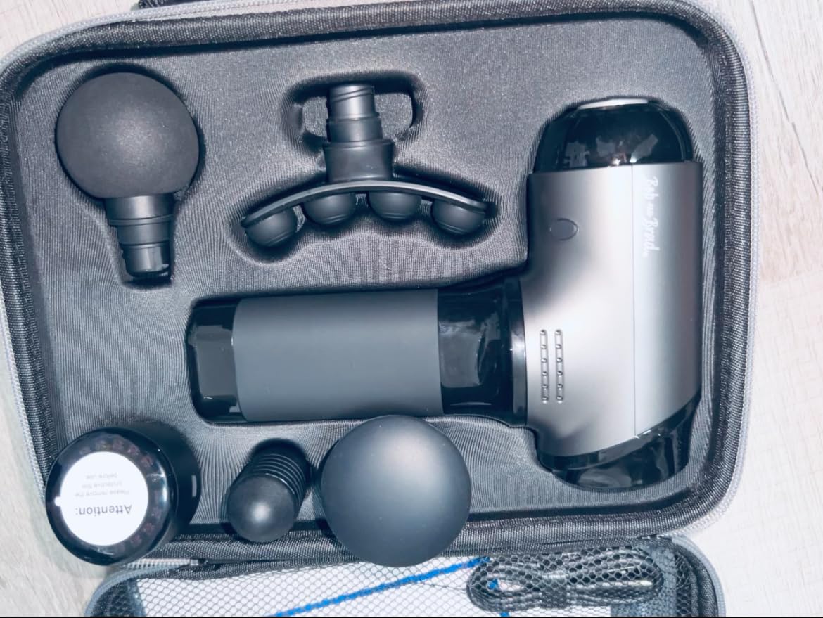 BOB AND BRAD T2 Pro Deep Tissue Massage Gun with Heat & Cold, Percussion | Professional Percussion Massager for Athletes and Runners customer photo 2