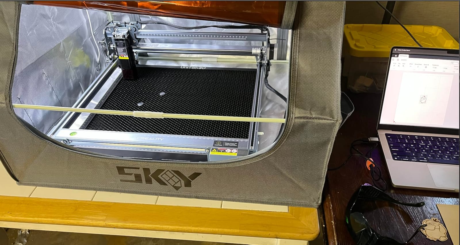 Creality Falcon 10W Laser Engraver Machine, 0.06mm High Precision Laser Engraving Machine 72W Laser Cutter and Engraver Machine for Wood Metal Acrylic Leather, 15.7