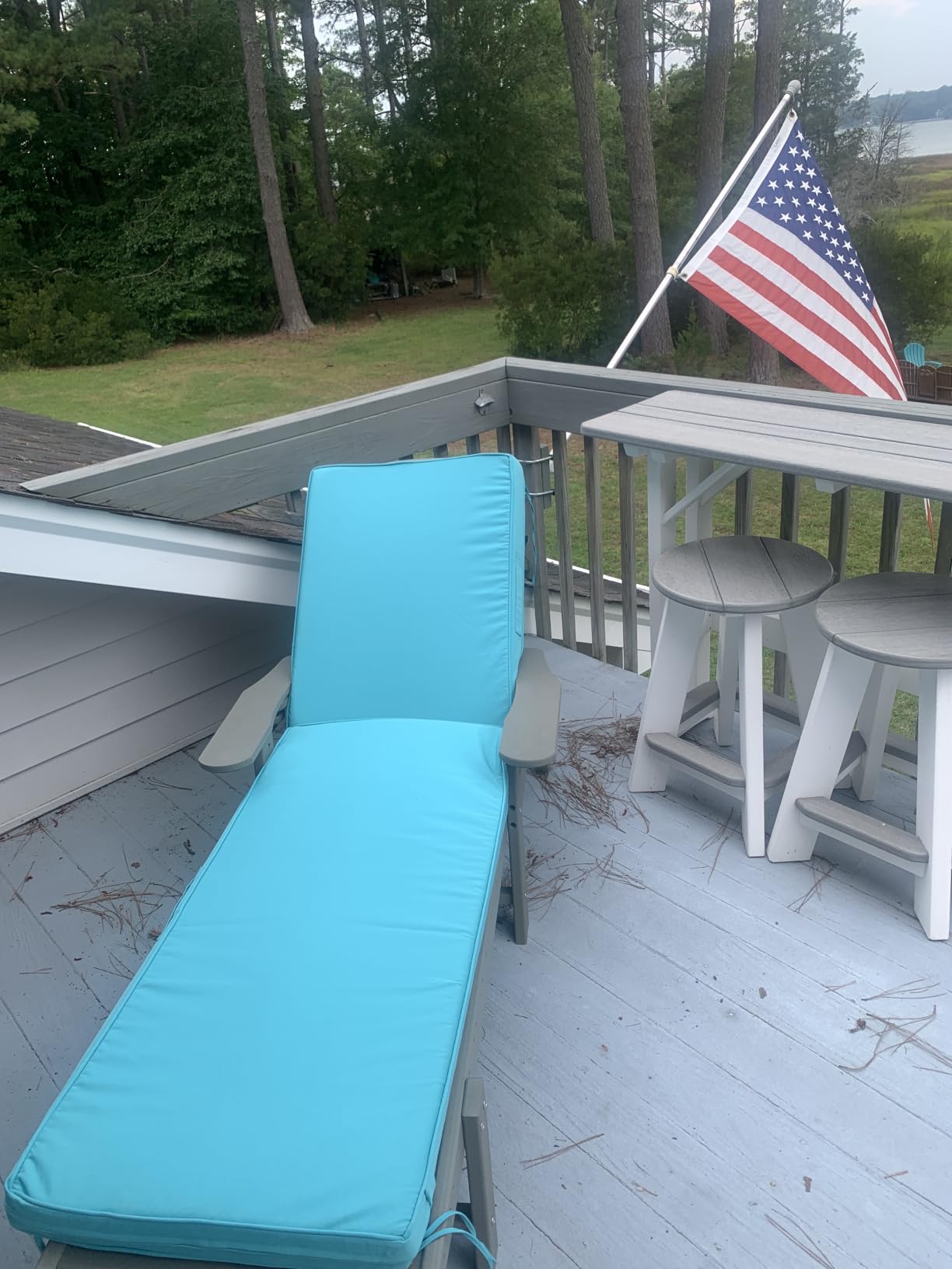 Ciokea Outdoor Chaise Lounge Chair, HDPE Patio Lounge Chair with Wheels customer photo 1