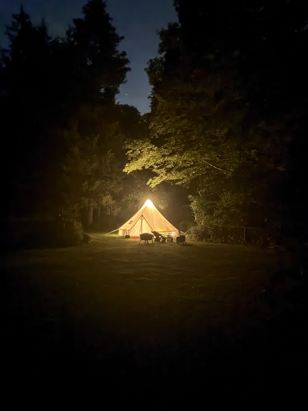MC TOMOUNT Canvas Tent Bell Tent Yurt, 4 Season Luxury Tents for Camping customer photo 2