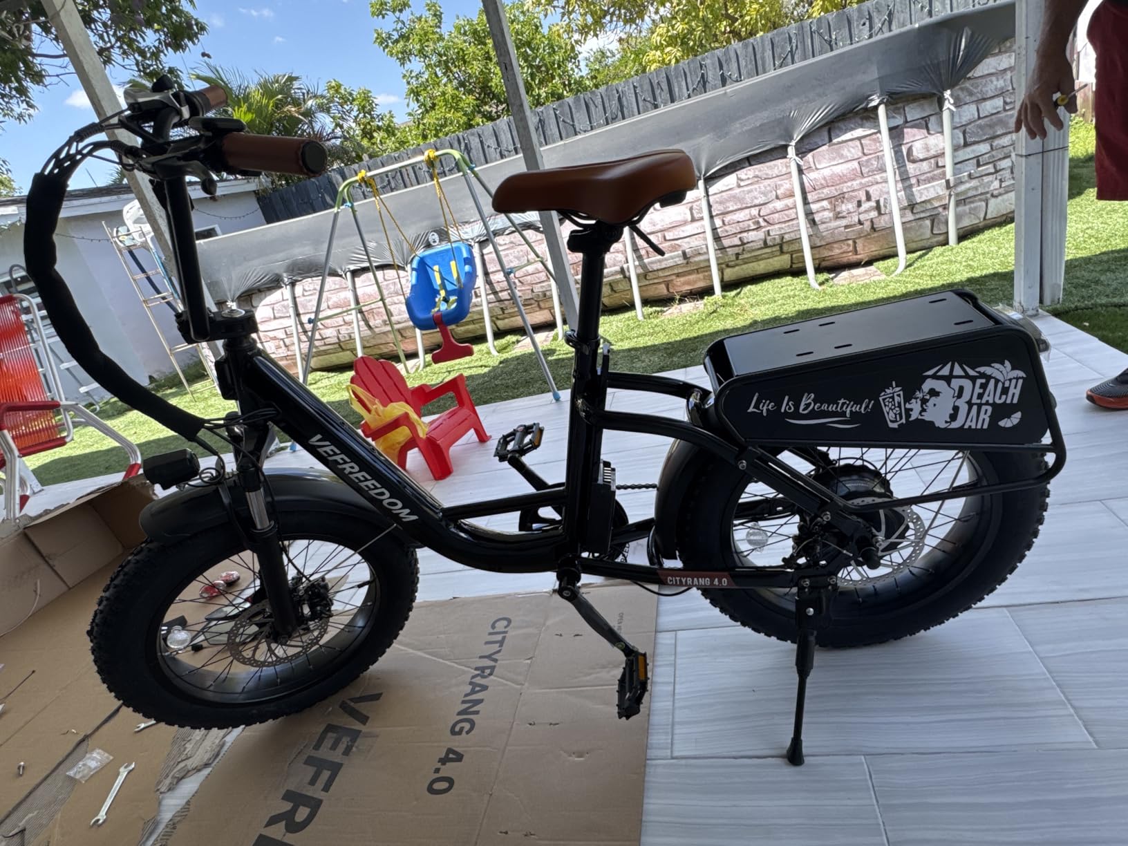 EUY 1500W Peak Electric Bike for Adults, 48V 20Ah Removable Battery Max Range 80Miles & 30MPH Electric Bicycle, 20''×4.0