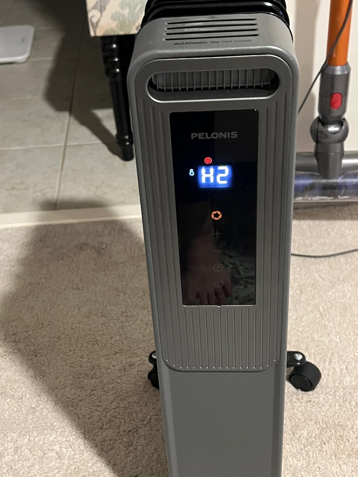 PELONIS Oil Filled Radiator Heater for Indoor Use Large Room with Remote, Electric Space Heater with Thermostat, Energy Efficient with ECO Mode, 24H Timer, Quiet, Overheat & Tip-Over Protection, 1500W customer photo 2