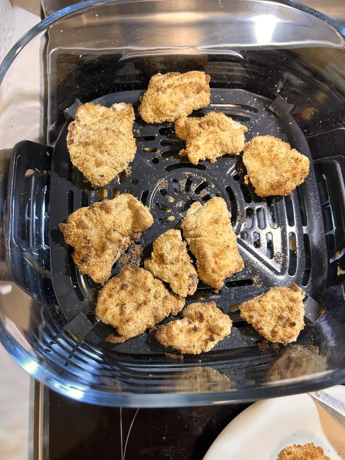 Ninja Crispi Glass Air Fryer, 4-in-1, Grey, FN101GY | Max crisp, bake, air fry, recrisp, 450F max, 4 Qt and 6 Cup containers, PFAS-free glass customer photo 2