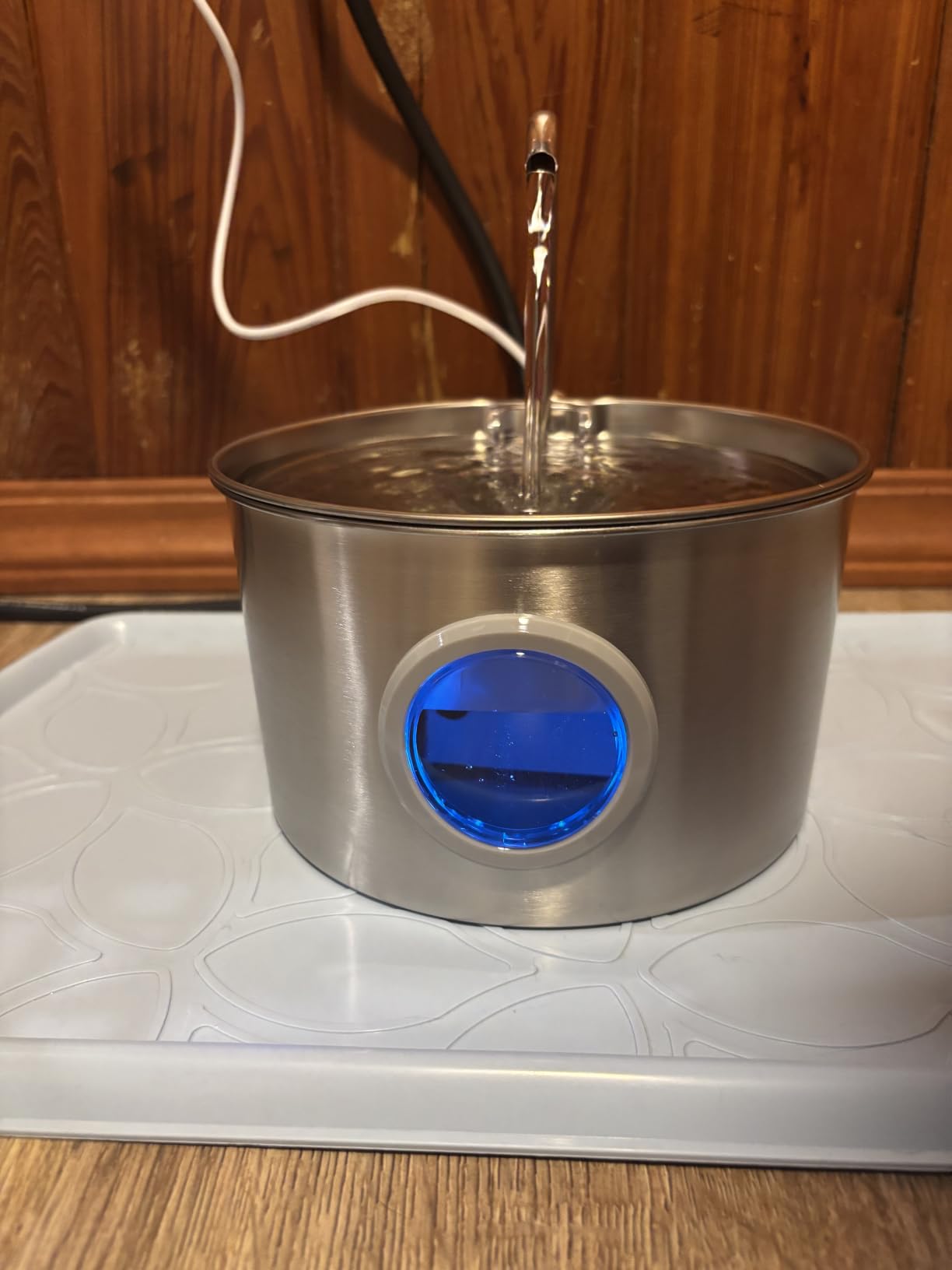 Cat Water Fountain Stainless Steel: 74oz/2.2L Cat Fountain for Drinking | Pet Water Fountain for Cats Inside - Quiet Cats Water Bowl Dispenser - Kitty Drinking Fountains - for Pets& Small Animals customer photo 2