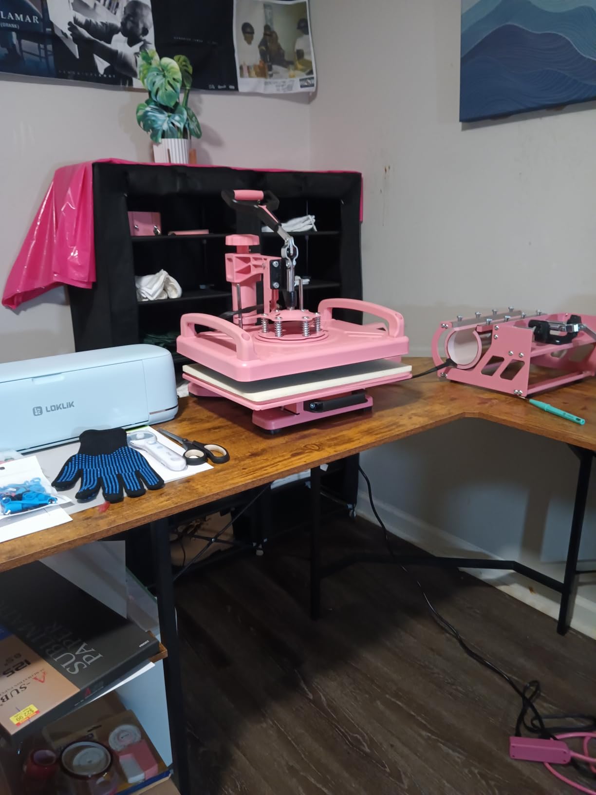 Hitgrand Heat Press Machine 12x15 inch, Heat Press Machine for T-Shirts, 5 in 1 Heat Press with 30 OZ Tumbler Press, Combo Tumbler Heat Press Machines Sublimation for Hat Cap Mug Plate customer photo 1