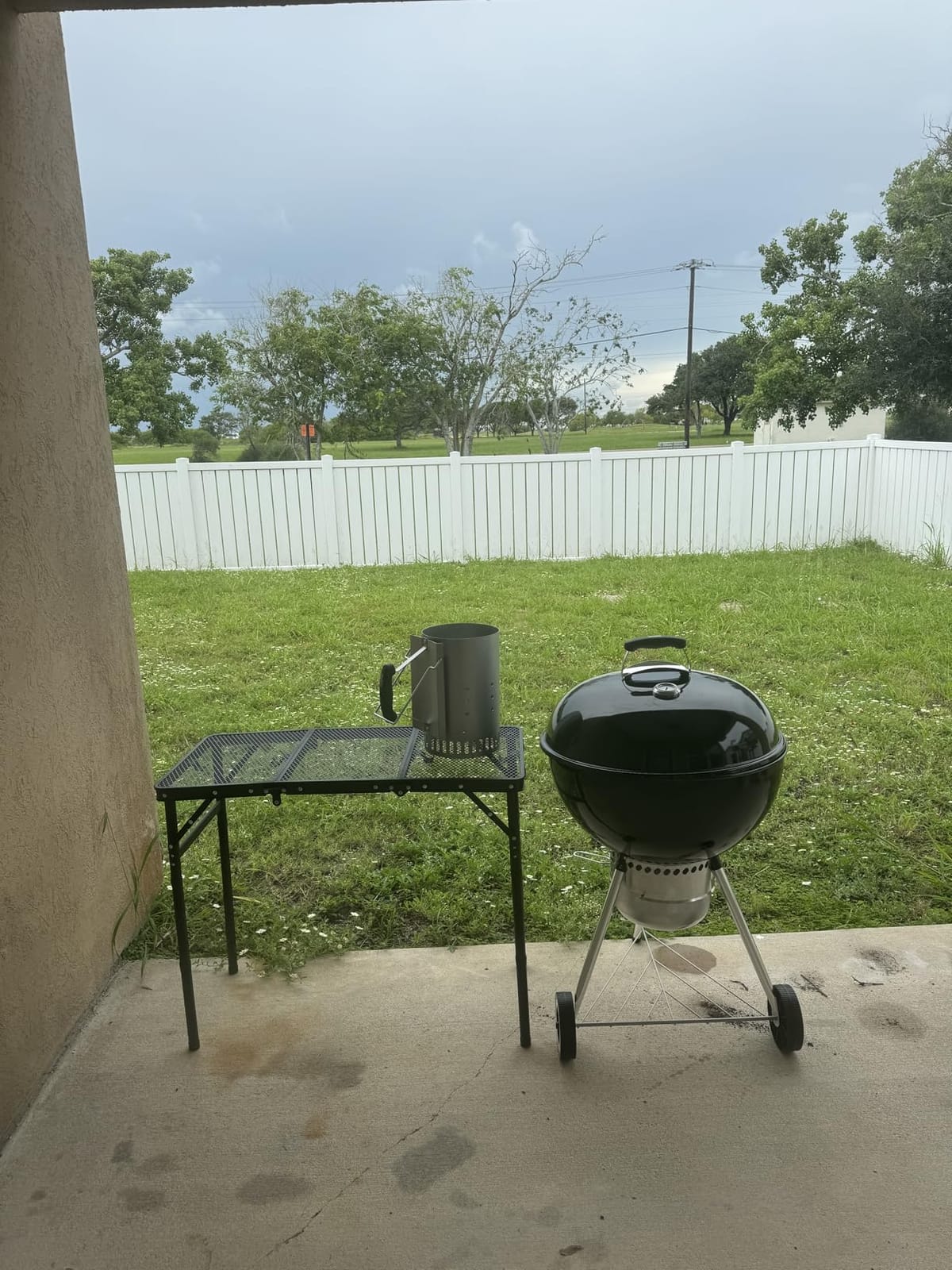 Anbte 3 ft Folding Grill Table, Aluminum Camping Table 3 Heights Max 27.5