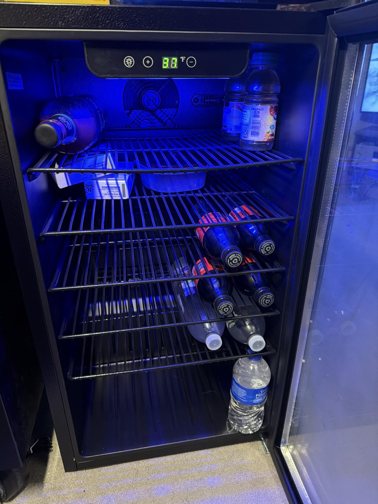 EUHOMY 24 Can Mini Fridge, 18L Beverage Refrigerator with Quiet Compressor customer photo 1