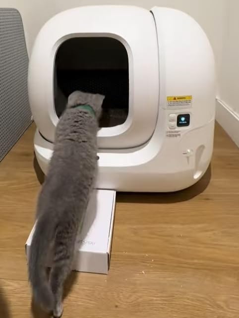 PETKIT PuraMax 2 Automatic Self-Cleaning Cat Litter Box, App Control Litter Box with Safety Sensors, Odor Free & Anti-Leakage Basic Bundle Includes Trash Bags, 2.4G WiFi & Low Entrance customer photo 1