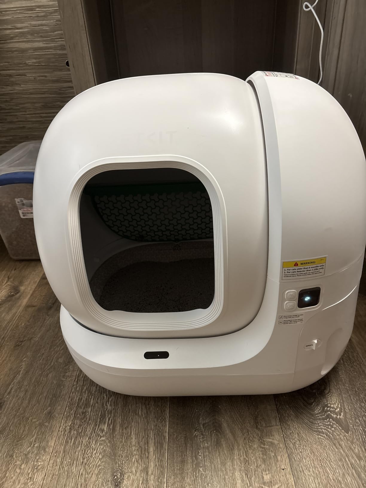 PETKIT PuraMax 2 Automatic Self-Cleaning Cat Litter Box, App Control Litter Box with Safety Sensors, Odor Free & Anti-Leakage Basic Bundle Includes Trash Bags, 2.4G WiFi & Low Entrance customer photo 2
