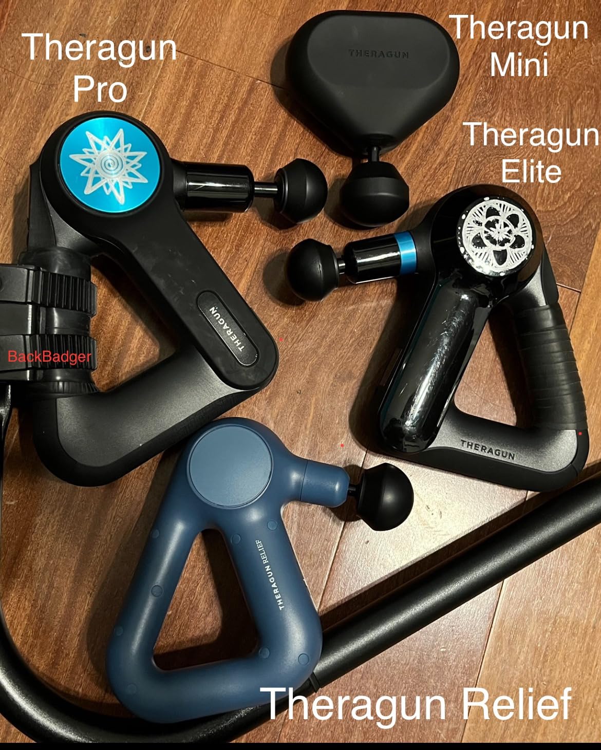 TheraGun Therabody Relief Massage Gun | for Daily Comfort | 3-Speed | Black | Quiet Handheld Percussion Muscle Massager for Back, Leg & Shoulder Pain Relief. Lightweight, Easy to Use, Ergonomic Grip customer photo 2