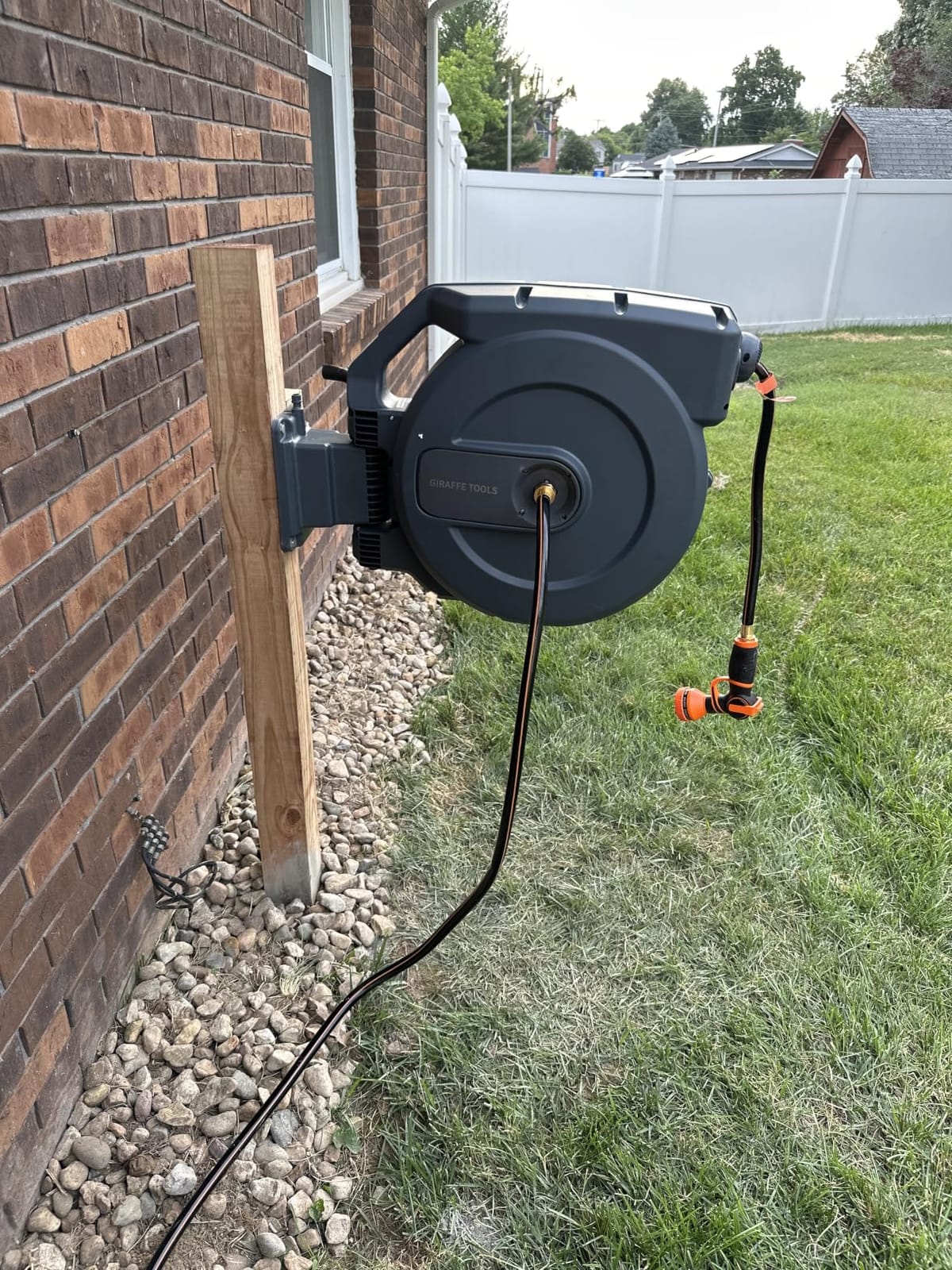 Giraffe Tools Retractable Garden Hose Reel 5/8