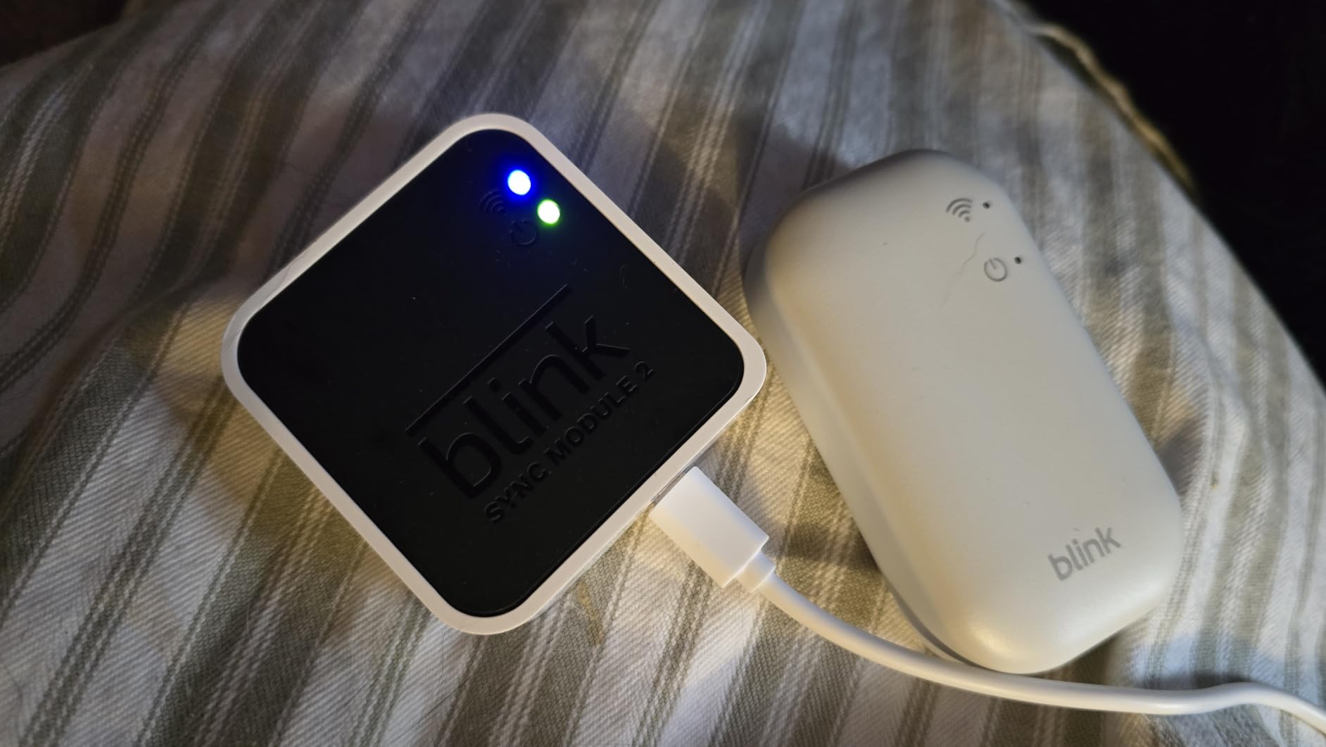 Blink Outdoor 4 - Wireless smart security camera, two-year battery life, 1080p HD day and infrared night live view, two-way talk. Sync Module Core included - 3 camera system customer photo 1