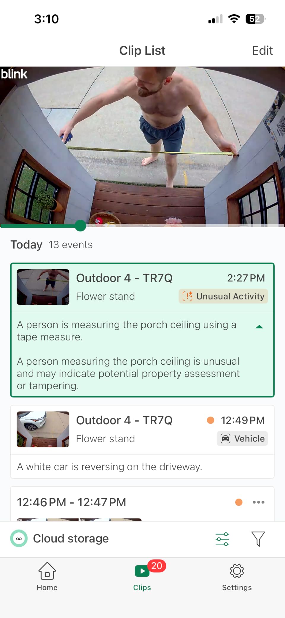 Blink Outdoor 4 - Wireless smart security camera, two-year battery life, 1080p HD day and infrared night live view, two-way talk. Sync Module Core included - 3 camera system customer photo 2