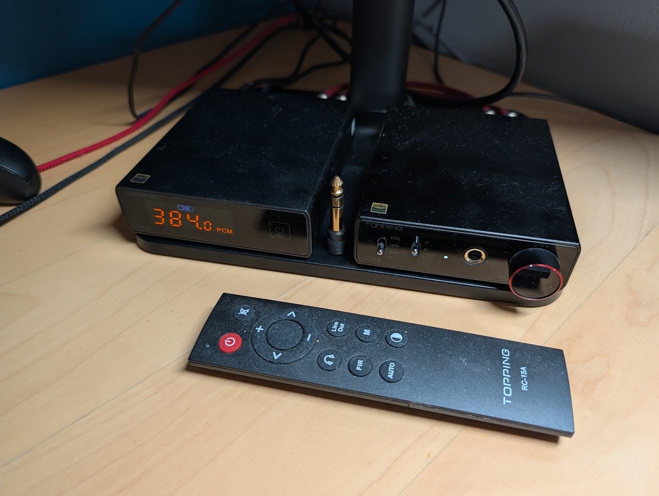 TOPPING L30 II NFCA Headphone Amplifier, 0.3uV Ultra-Low Noise, 144dB Dynamic Range, 0.00006% THD+N, Three Gain Settings, Compatible with High/Low Impedance Headphones (L30 II - Black) customer photo 1
