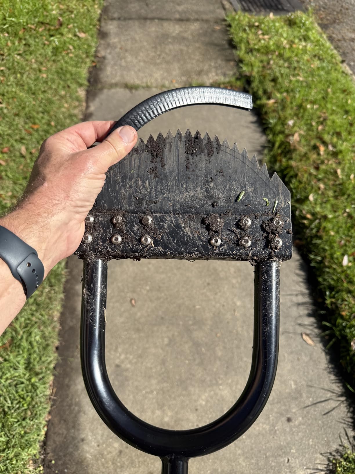 Edger Lawn Tool 41in Border Edger with Tempered Spring Steel Blade customer photo 2