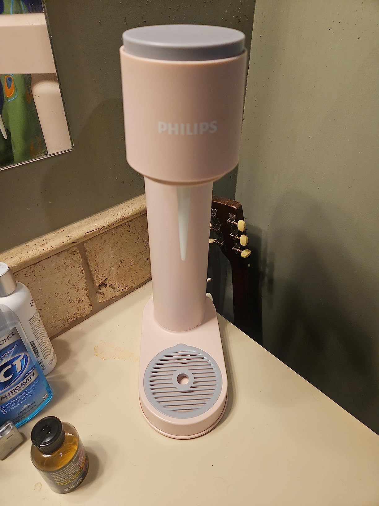 Philips Sparkling Water Maker & Soda Streaming Machine, ADD4902WHOQ/37 | Soda Maker with 1L PET BPA-Free Quick Twist Carbonating Bottle, Compatible with 60L CO2 Cylinder (Cylinder Not Included) customer photo 1
