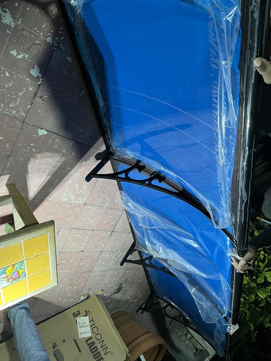 HIAPES Door Awnings Exterior, Awning for Door Entrance customer photo 1