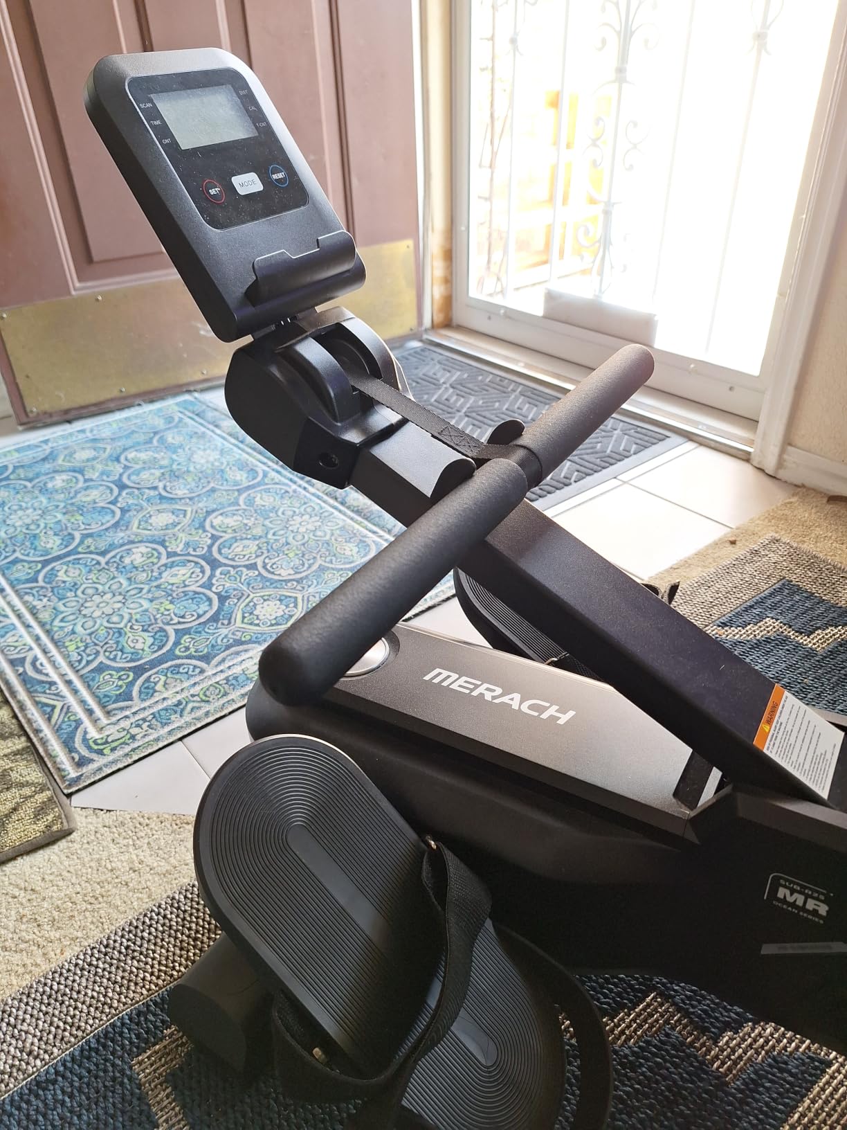 MERACH Foldable Rowing Machines for Home, Magnetic Rowing Machine with 16-Level, Compact Row Saves 20% Space, 350 LBS Load Capacity, Free MERACH App and 1000+ Champion Coaching Course & Games customer photo 1