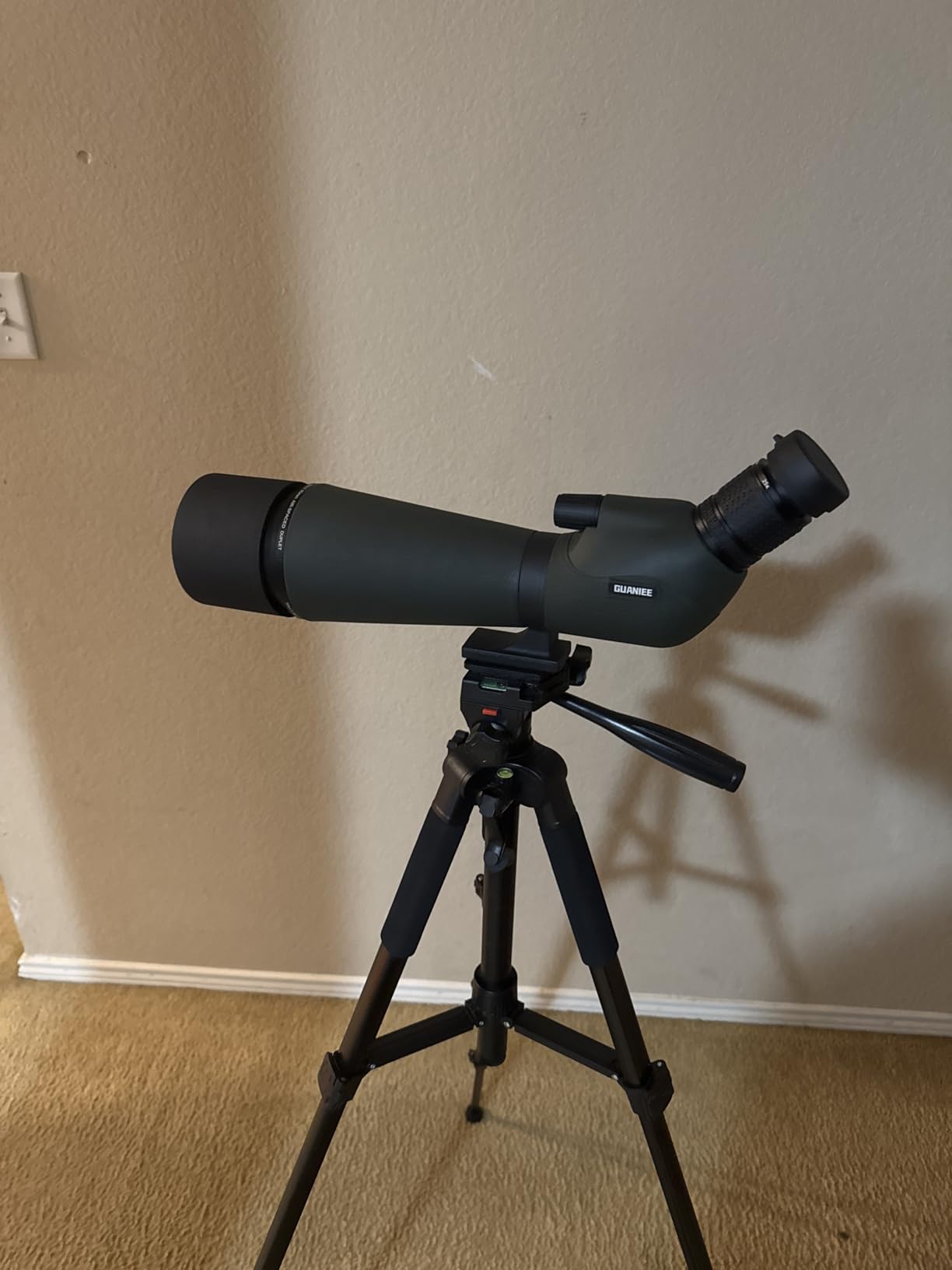 25-75x80 Spotting Scope for Target Shooting with Upgraded Full Size Tripod Carrying Bag and Phone Adapter Spotter Scope for Bird Watching, Wildlife Viewing Camo customer photo 2