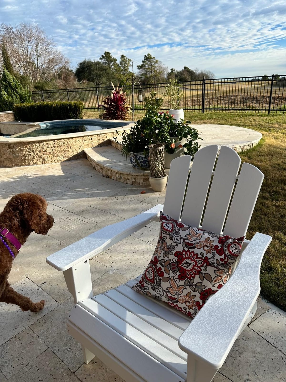 KINGYES Folding Adirondack Chair, All-Weather HDPE Material, Black, 8 Pack customer photo 1