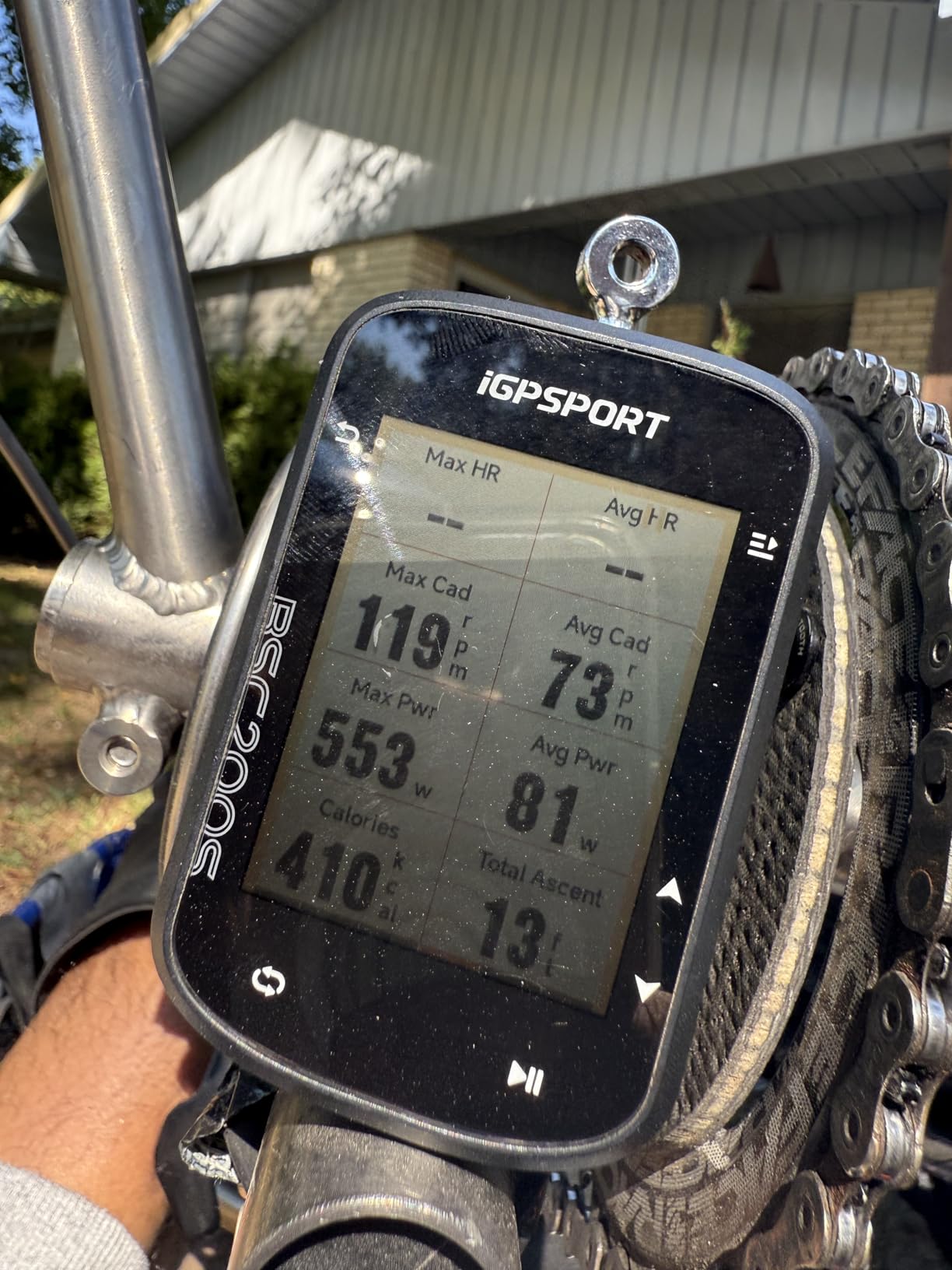 iGPSPORT BSC200S GPS Bike Computer, Wireless Route Navigation 2.4'' Screen Bluetooth ANT+ Cycle Computer IPX7 Waterproof customer photo 1