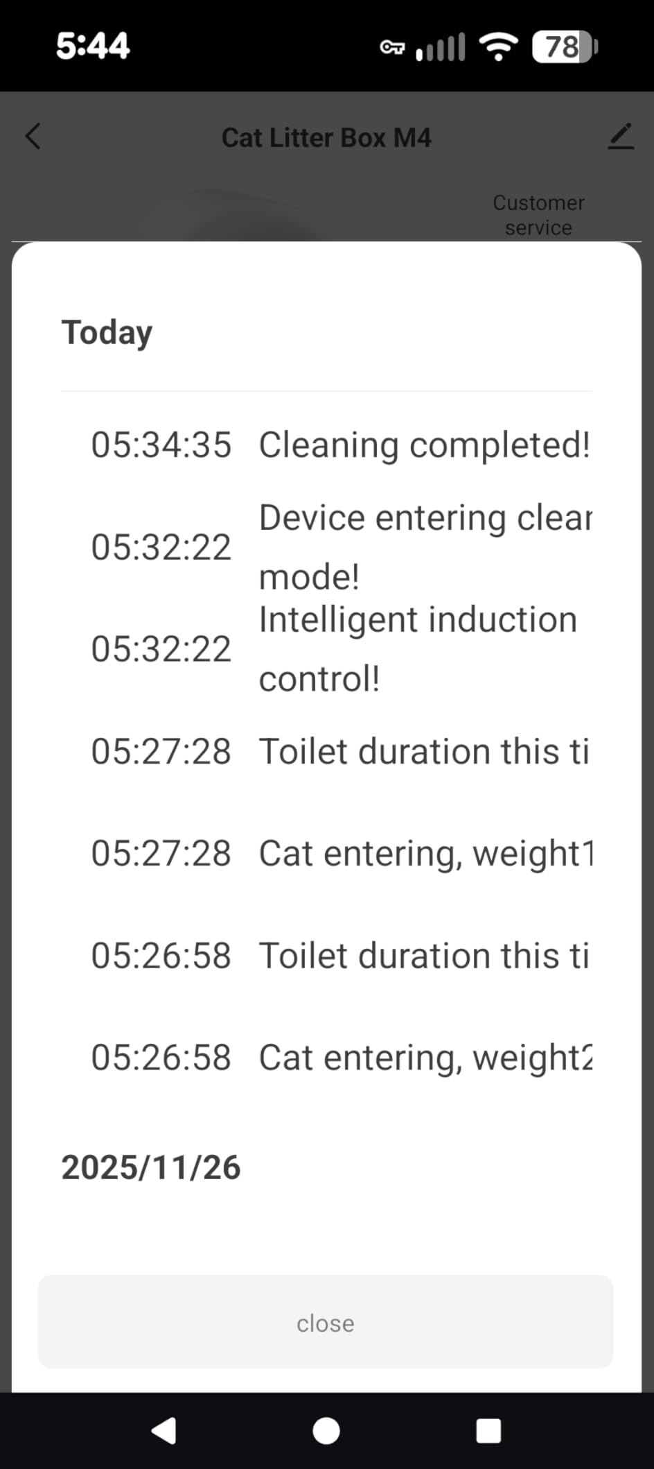 Fumoi Automatic Litter Box, App Control, Safety Sensor, Washable Litter Trays | 95L Large Capacity, Safety Protection, Self cleaning litter box for Multiple Cats, 2 Roll Garbage Bags, Grey customer photo 1