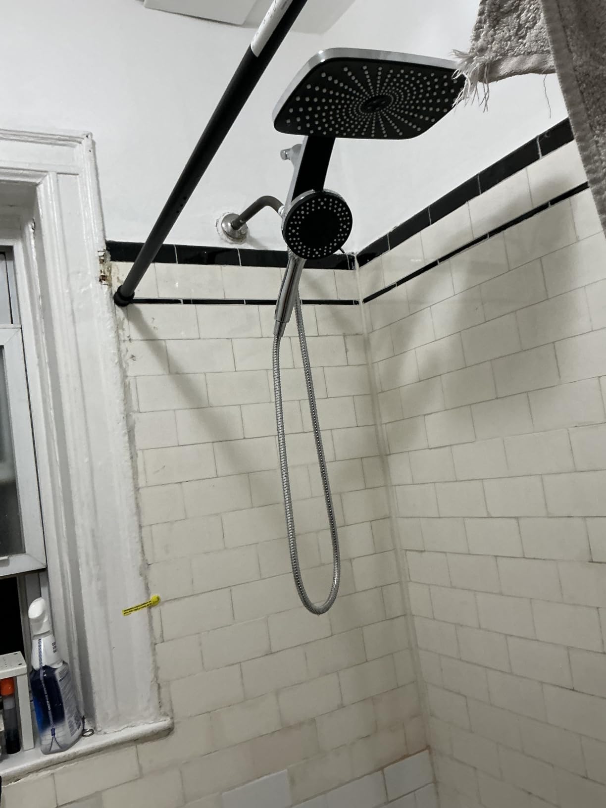 Rain Shower Head with Handheld Showerhead, Chrome 1.8GPM 460311 customer photo 1
