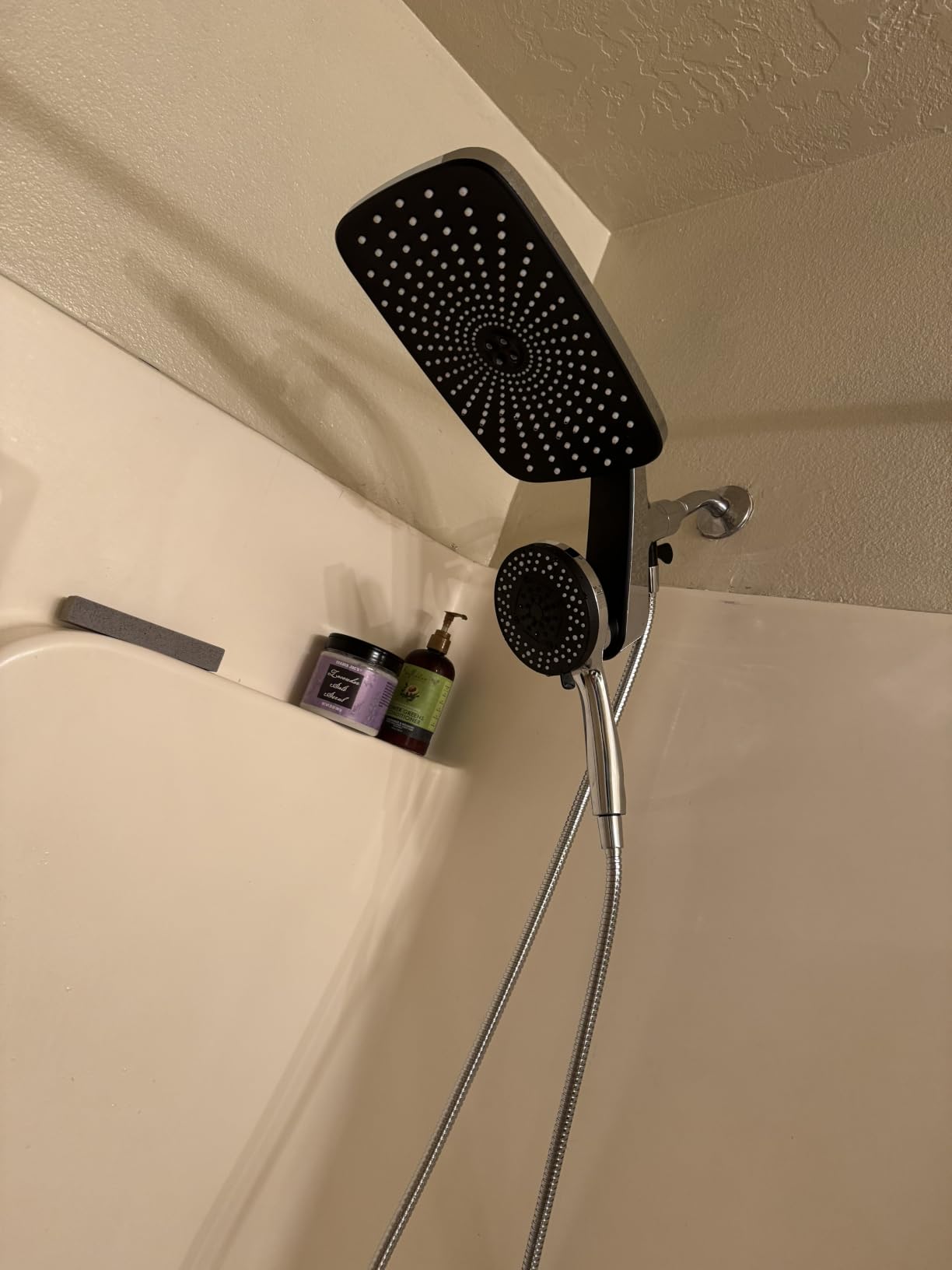 Rain Shower Head with Handheld Showerhead, Chrome 1.8GPM 460311 customer photo 2