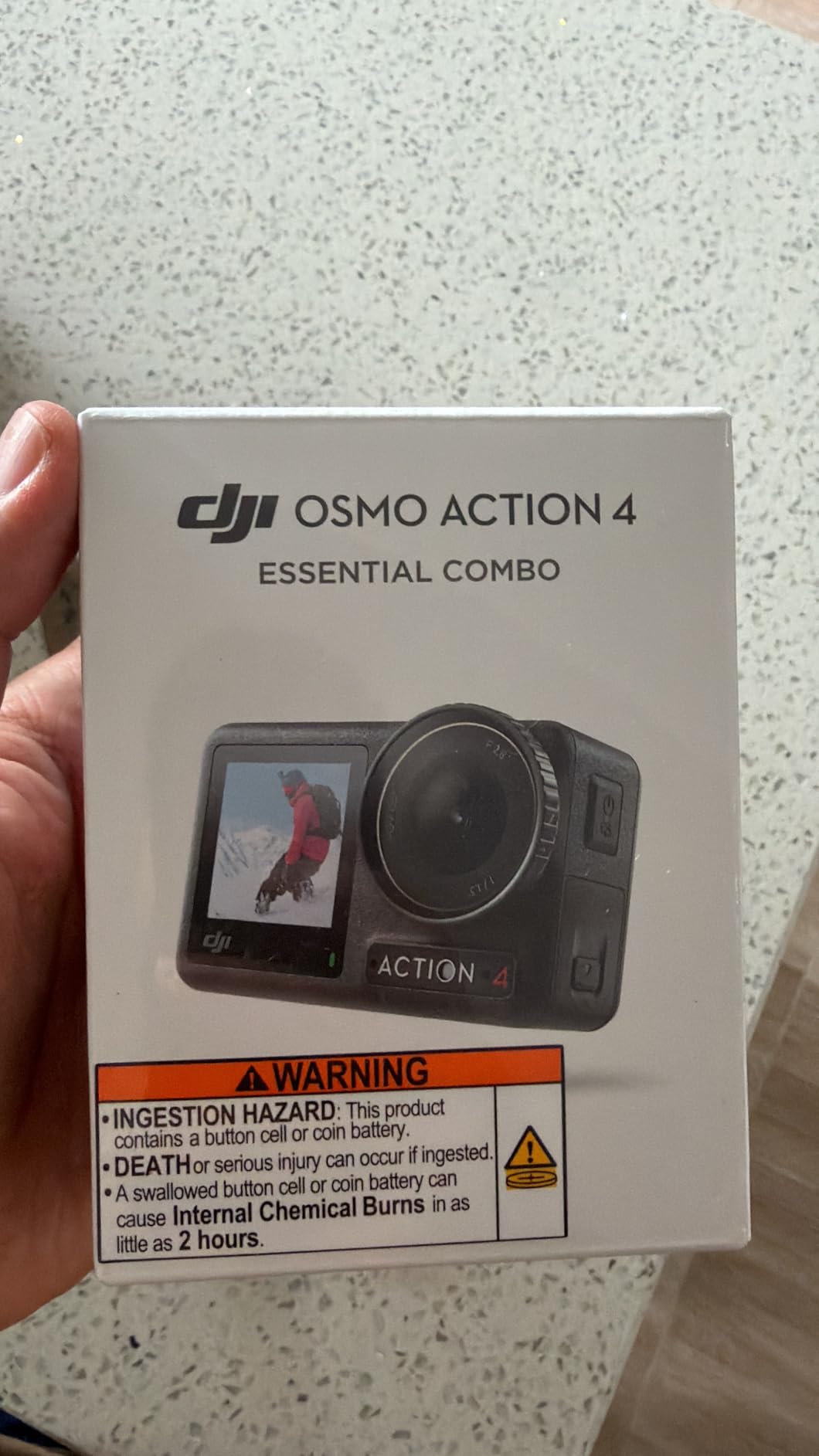 DJI Osmo Action 4 Essential Combo, Waterproof Action Camera Vlogging Camera | 1/1.3