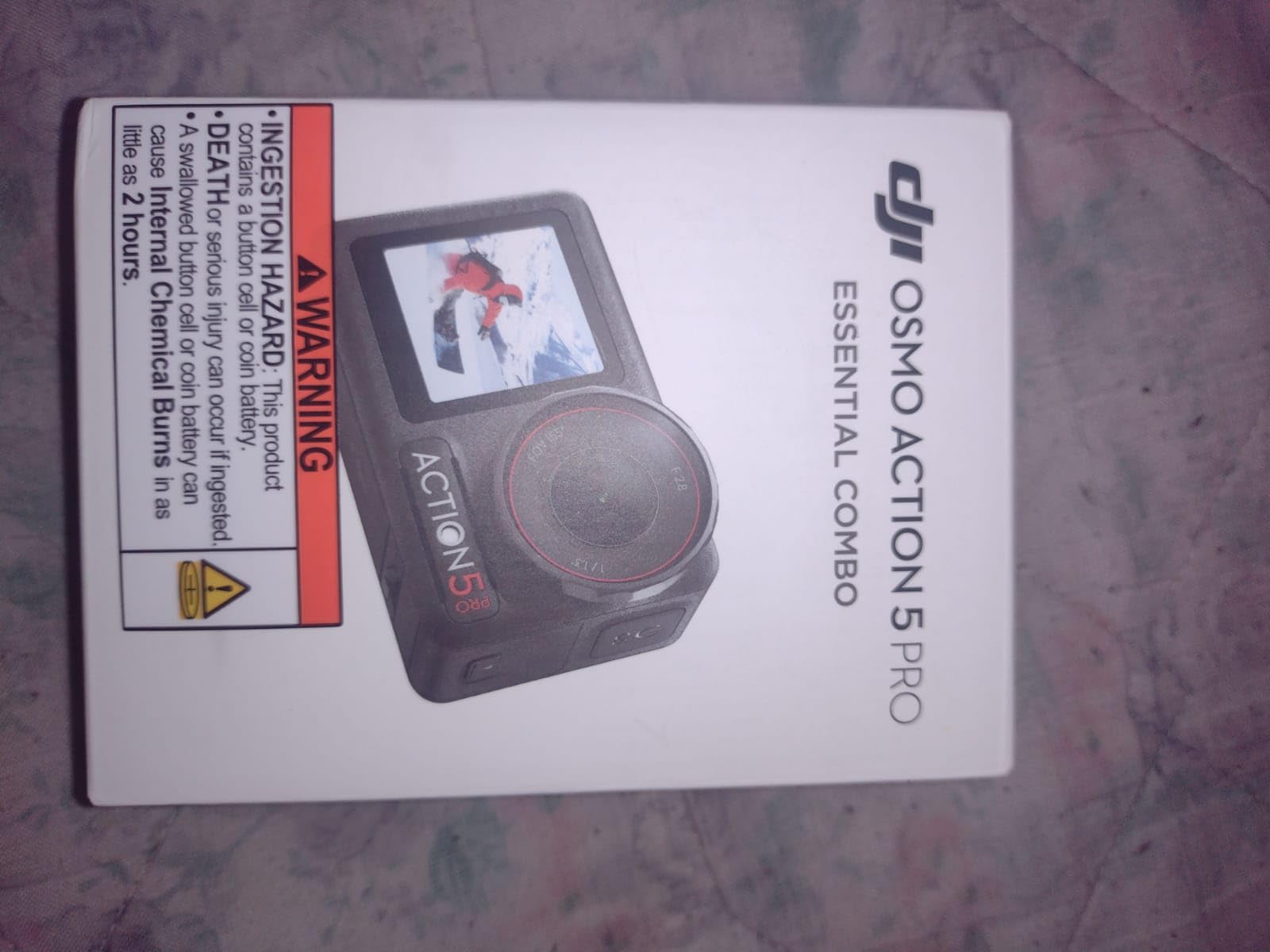 DJI Osmo Action 5 Pro Essential Combo, Waterproof Action Camera | 1/1.3