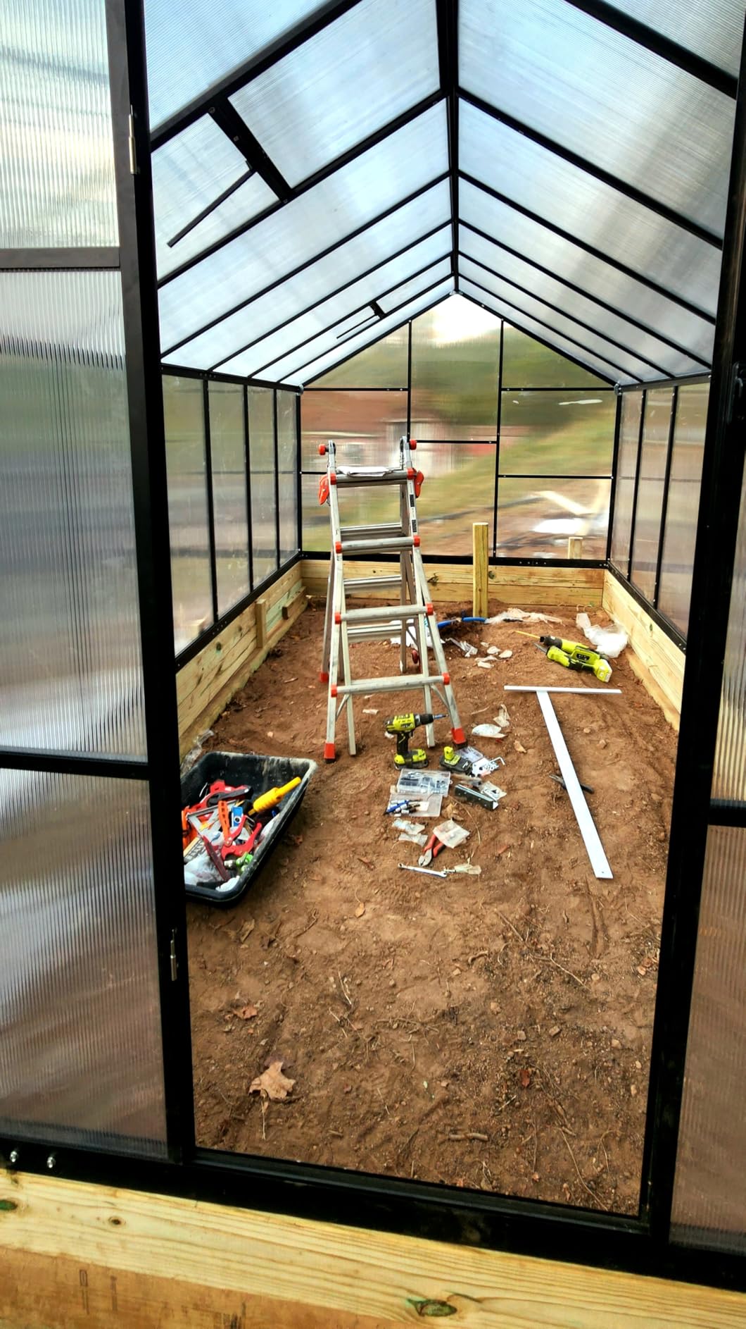6x4FT Greenhouse with Hygrometer, Windproof Warm Plant Green Houses customer photo 1