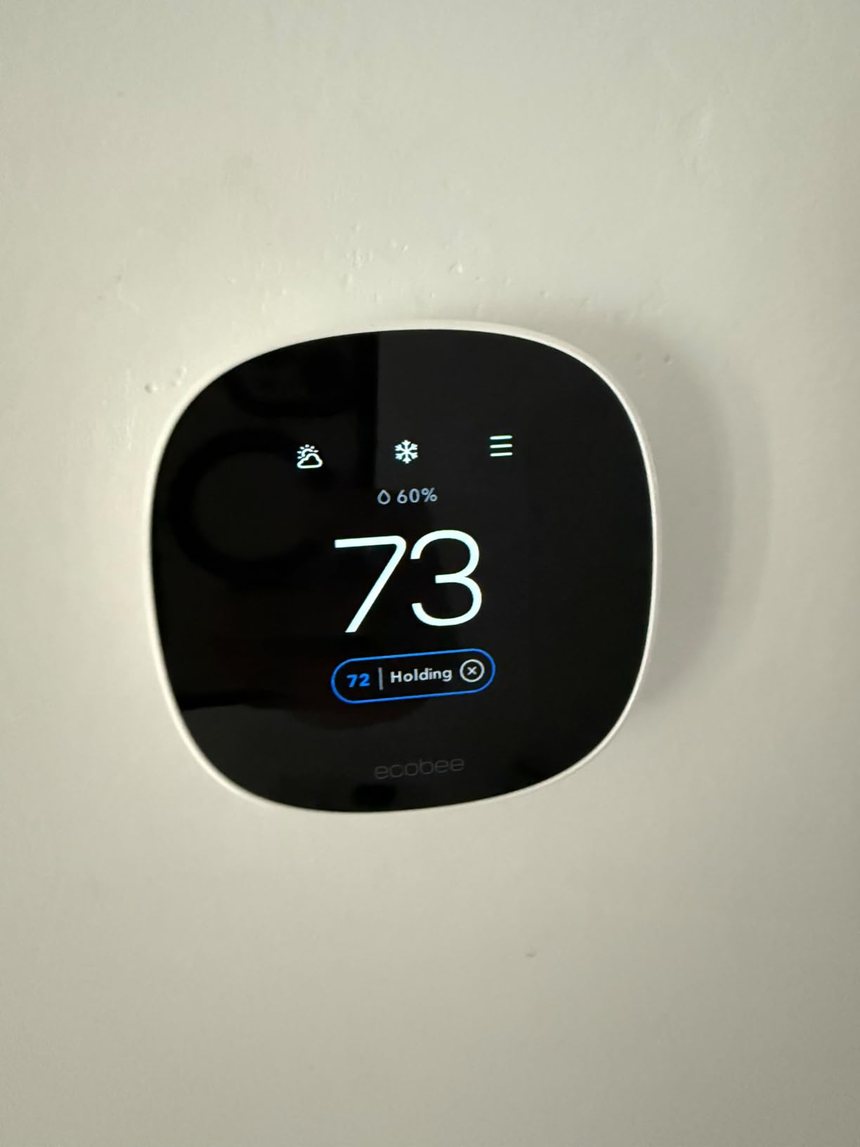 ecobee Smart Thermostat Essential - WiFi Thermostat, Energy Star Certified | Programmable Wi-Fi Thermostat - Works with Siri, Alexa, and Google Assistant customer photo 1