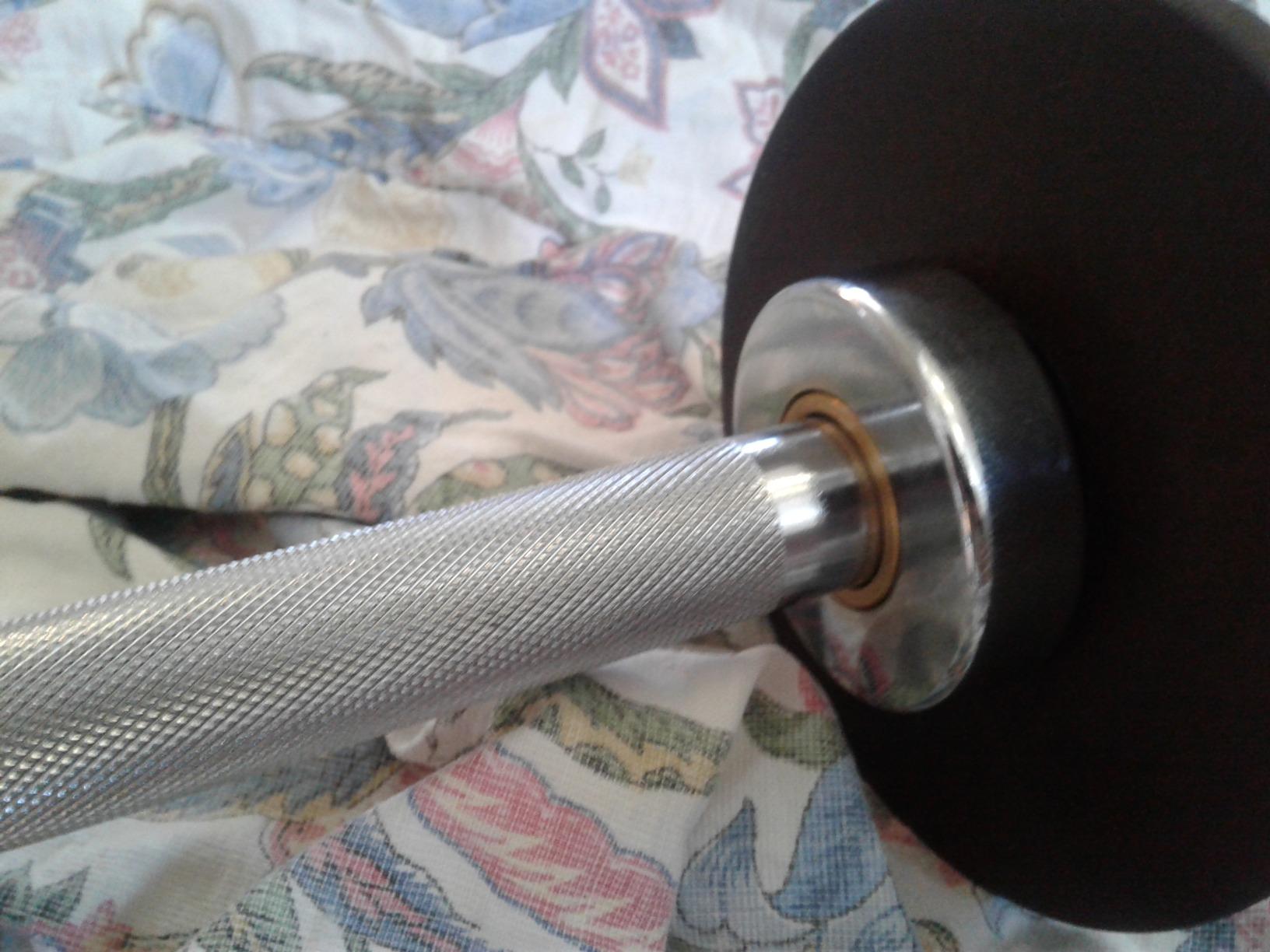 PAPABABE 7ft Barbell 45lb Olympic Barbell 1000/1500lbs Capacity Home Gym customer photo 1