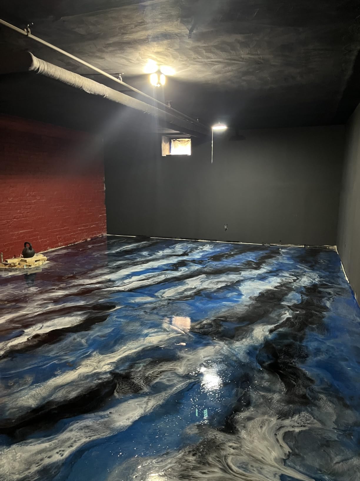 Epoxy Resin Coating 3 Gallon Kit - Light Gray - Standard Cure Speed - for Floors, Counter Tops, Garages & More -100% Solids -2 Components - Self Leveling, Chemical Resistant, Solvent-Free customer photo 2