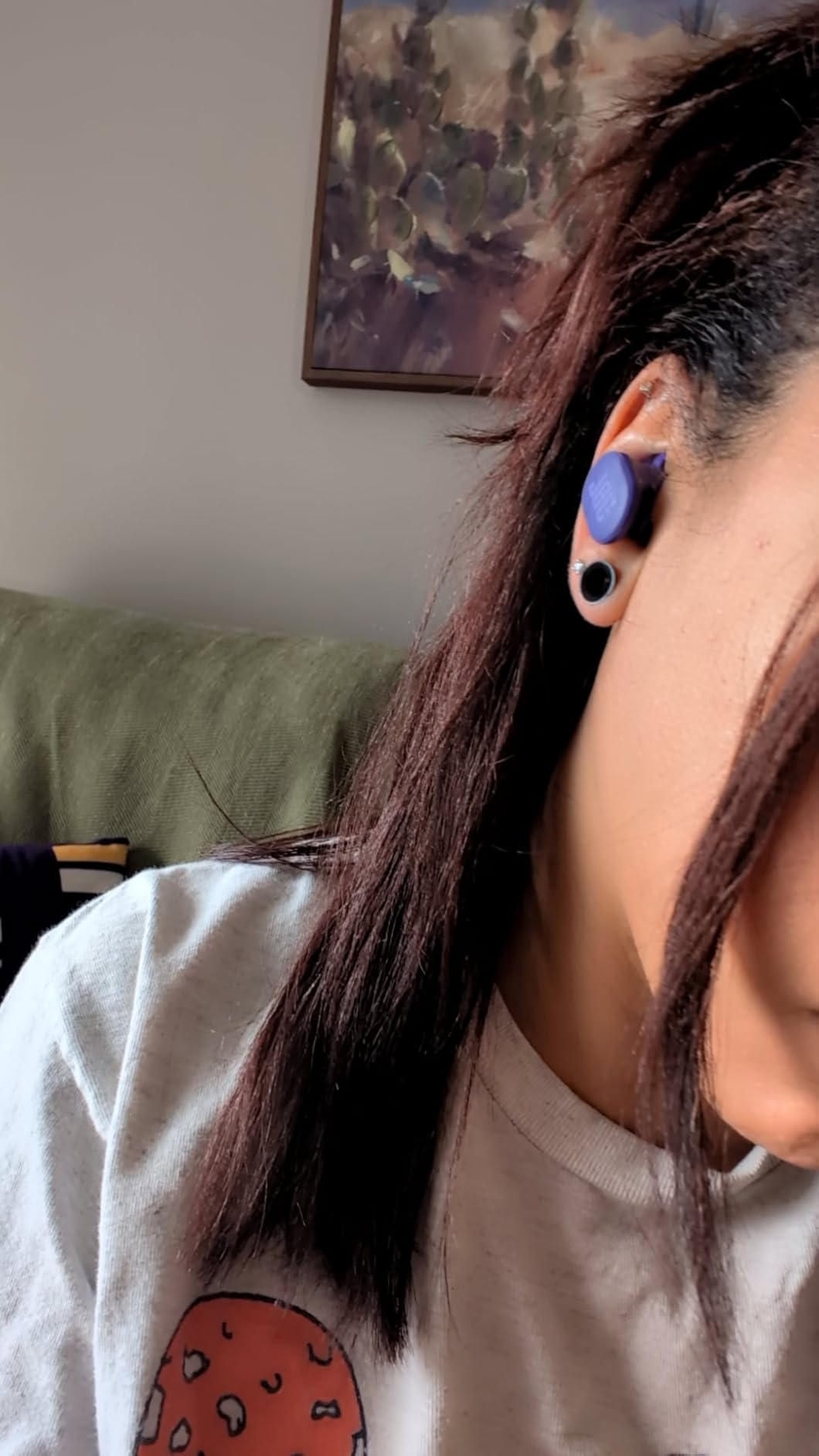 JBL Endurance Race 2 - True Wireless Earbuds - Black | Waterproof and dustproof, Ergonomic wing enhancer with Twistlock technology, Enhance your work-out with Sports Mode customer photo 2