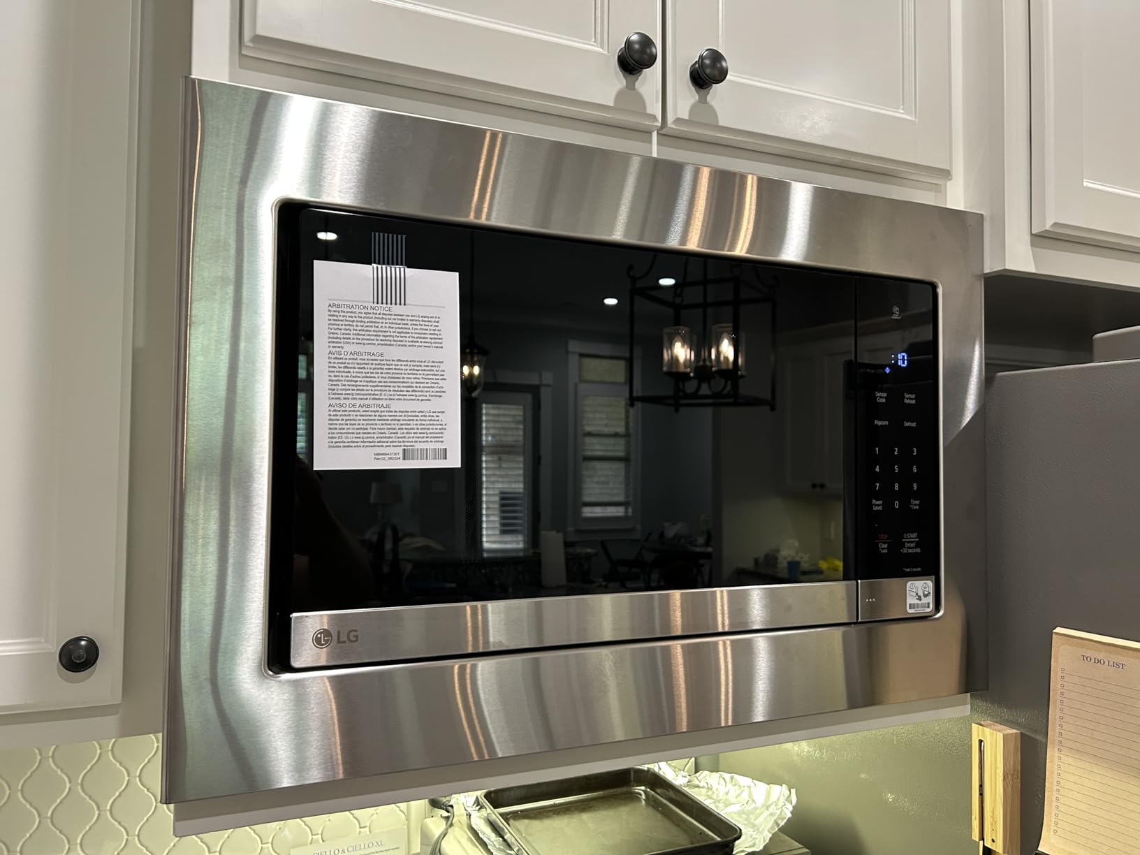 LG Countertop Microwave, 2.0 cu. ft., Stainless Steel, 23.9x13.6x19.8 Inches, Smart Inverter, Sensor Cooking, 1200 Watts customer photo 2