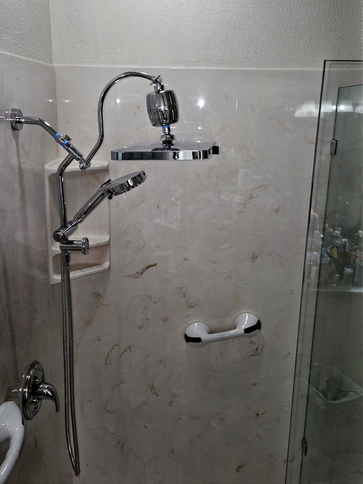 Hibbent cUPC Certified High Pressue 13'' Rainfall Shower Head with 5-Spray customer photo 1